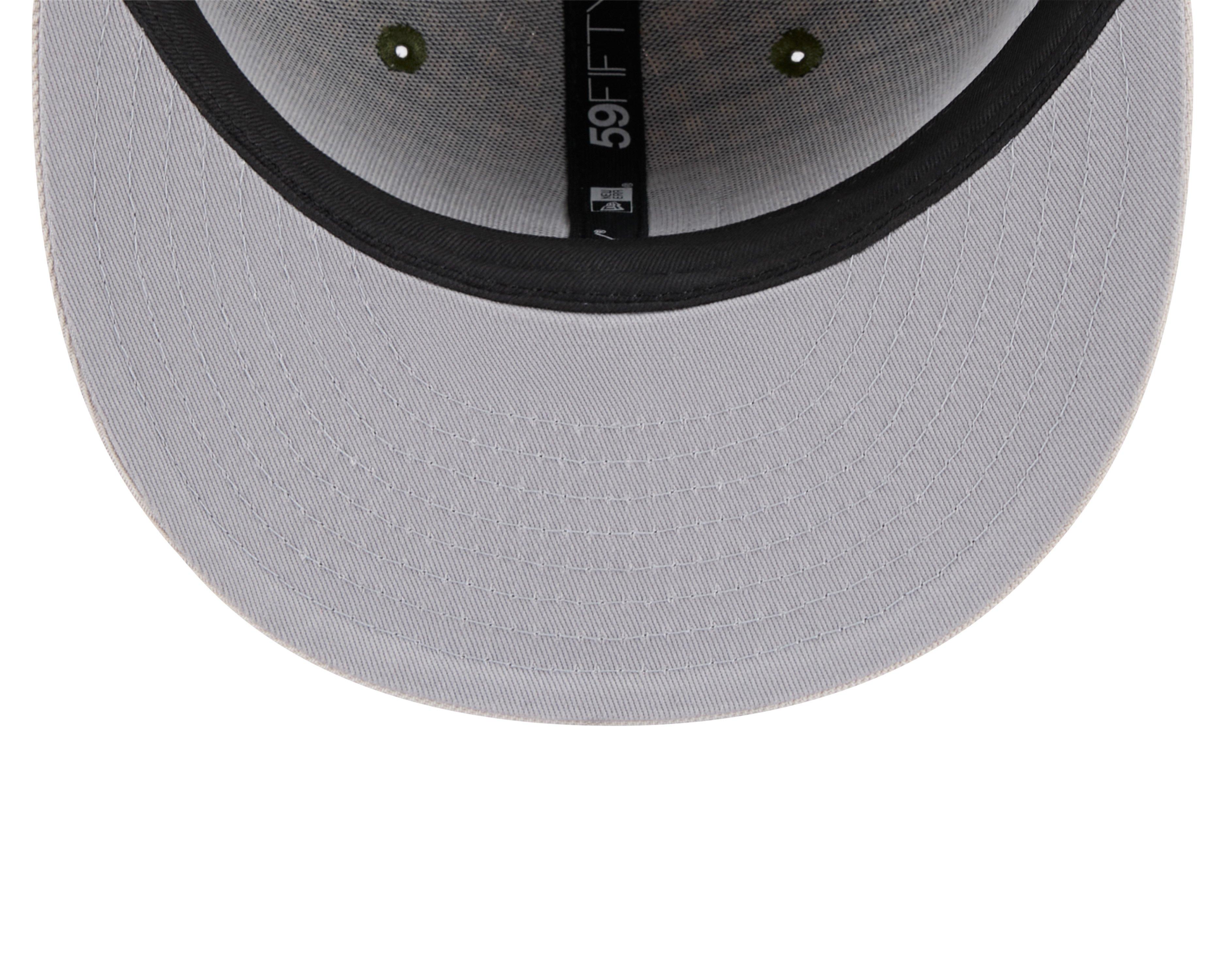 New Era Chicago White Sox 59FIFTY Houndstooth Fitted Cap-Brown