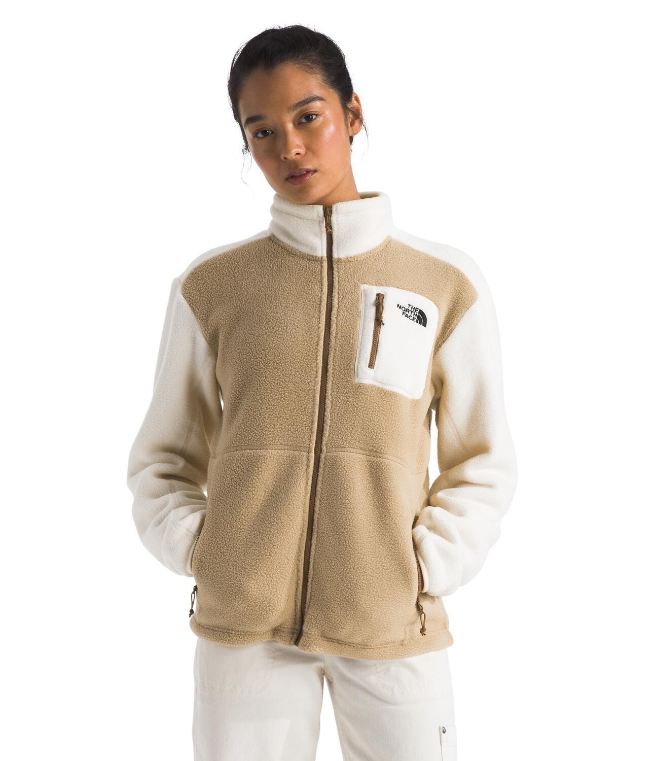 The North Face Women's Yumiori Full-Zip Jacket - White/Tan - TAN Thumbnail View 1