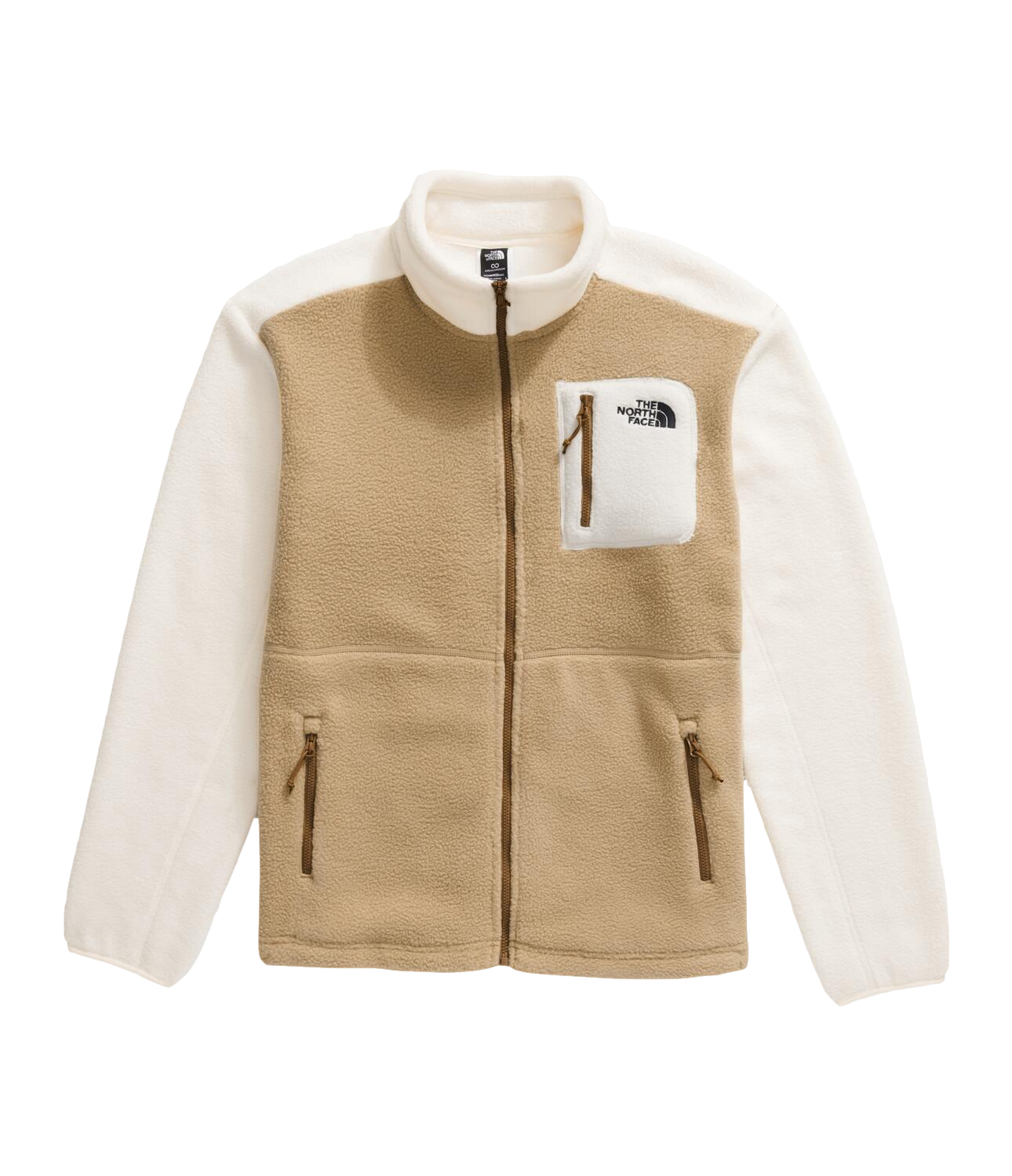 The North Face Women's Yumiori Full-Zip Jacket - White/Tan - TAN Thumbnail View 5