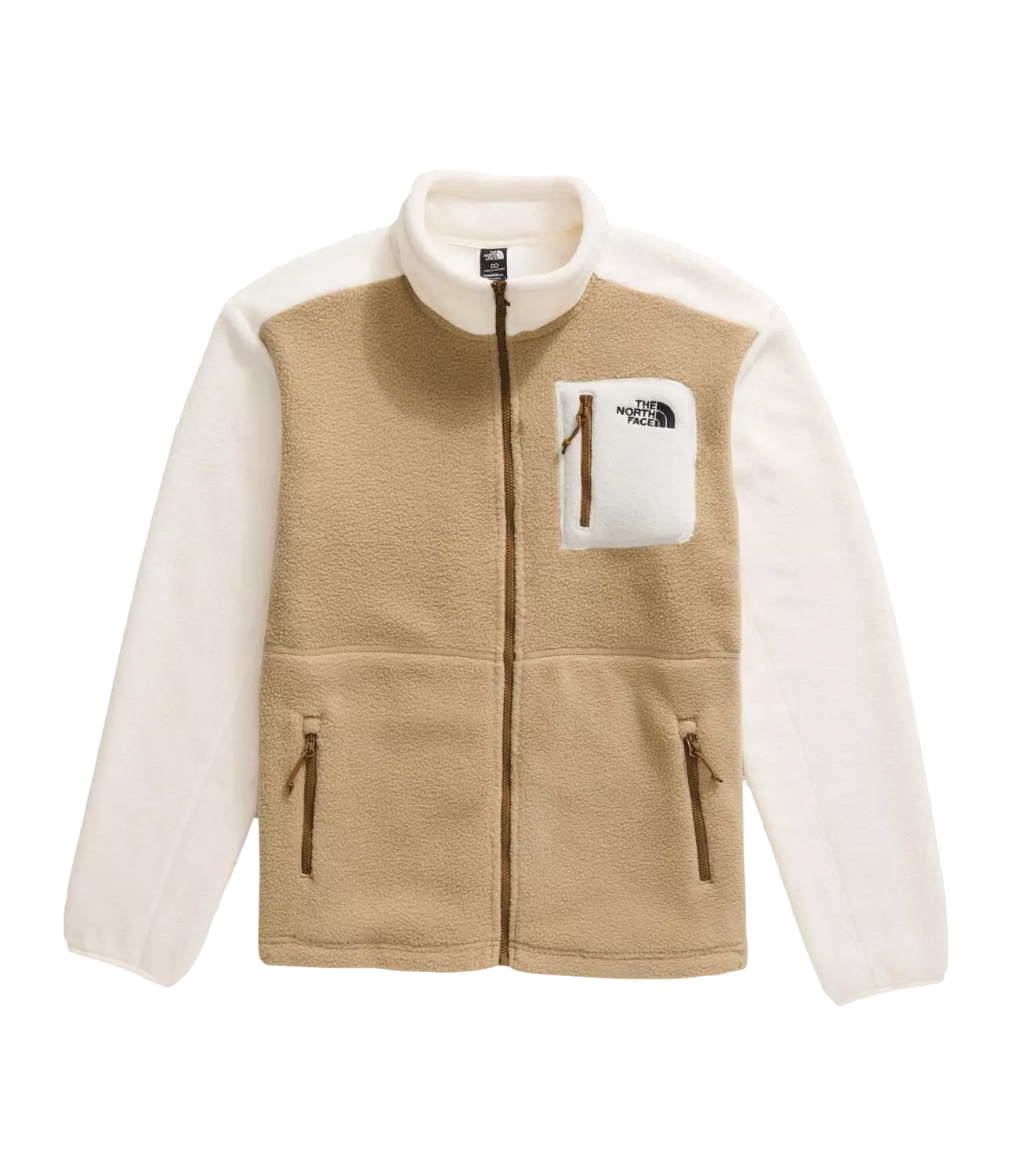 The North Face Women's Yumiori Full-Zip Jacket - White/Tan - TAN
