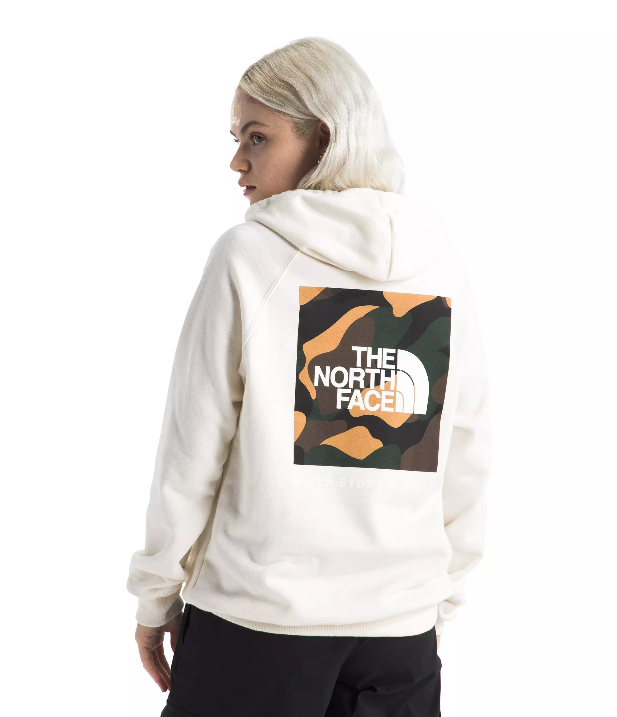 The North Face Women's Box NSE Pullover Hoodie - WHITE