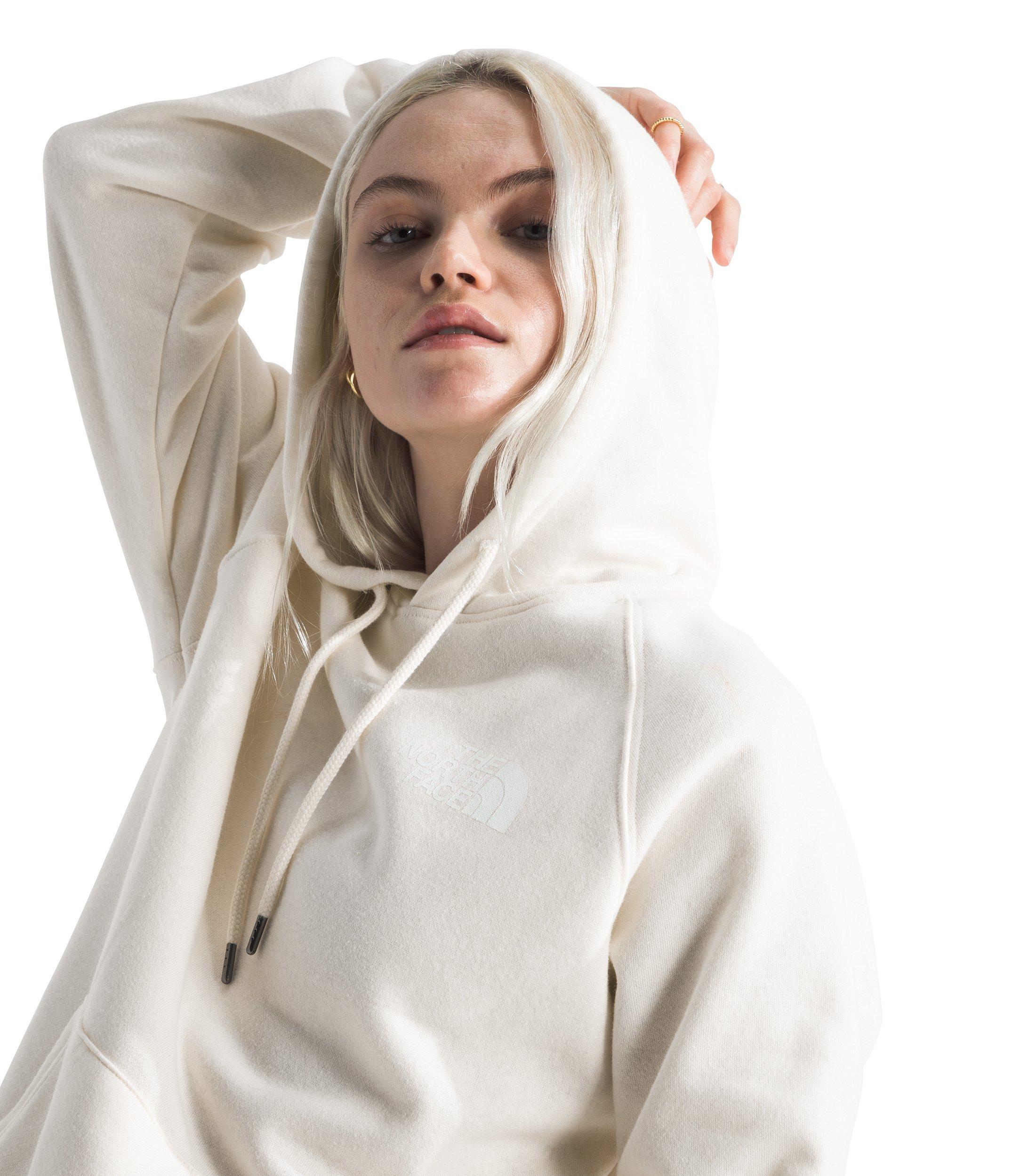 The North Face Women's Box NSE Pullover Hoodie - WHITE Thumbnail View 3