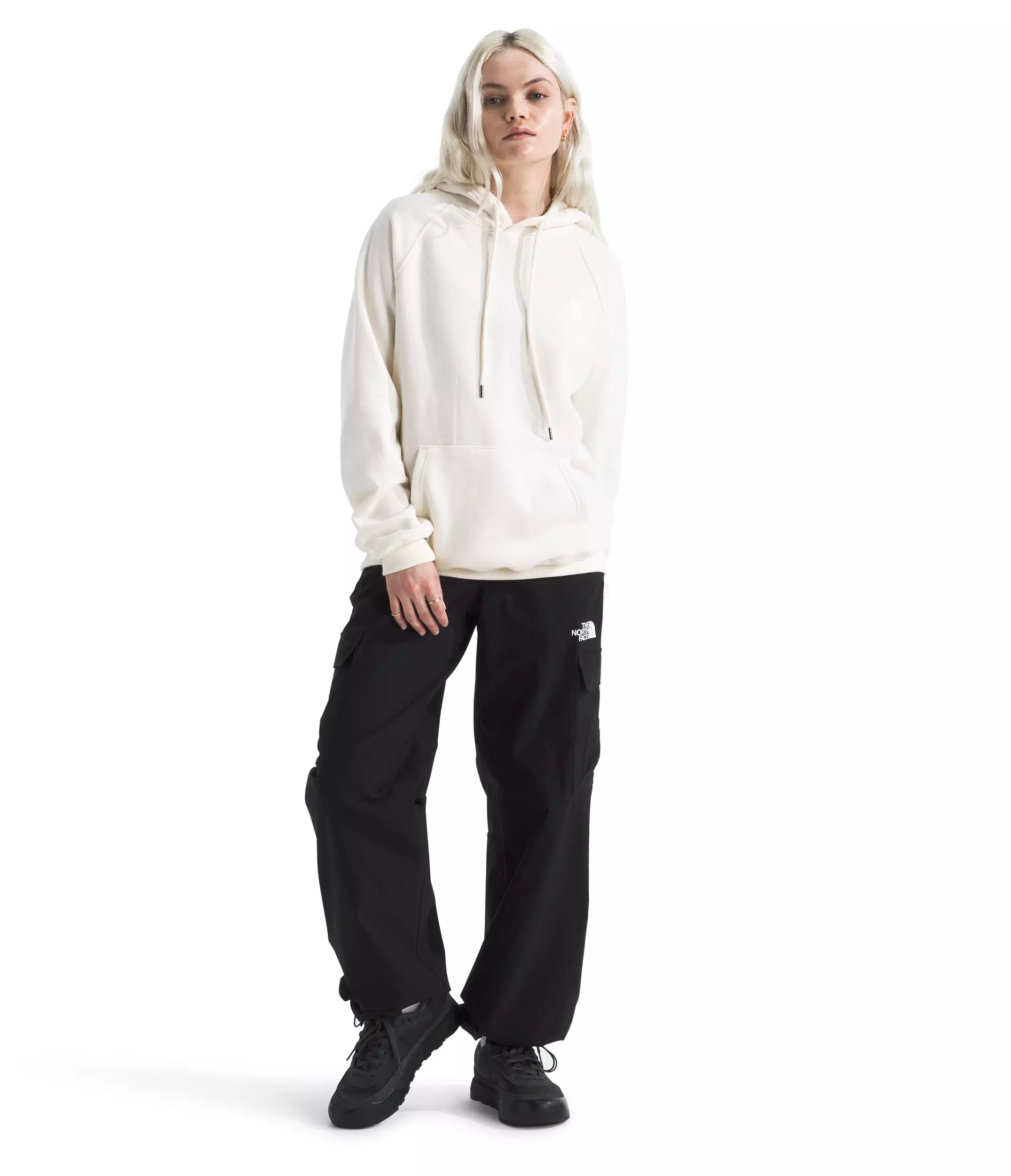 The North Face Women's Box NSE Pullover Hoodie - WHITE