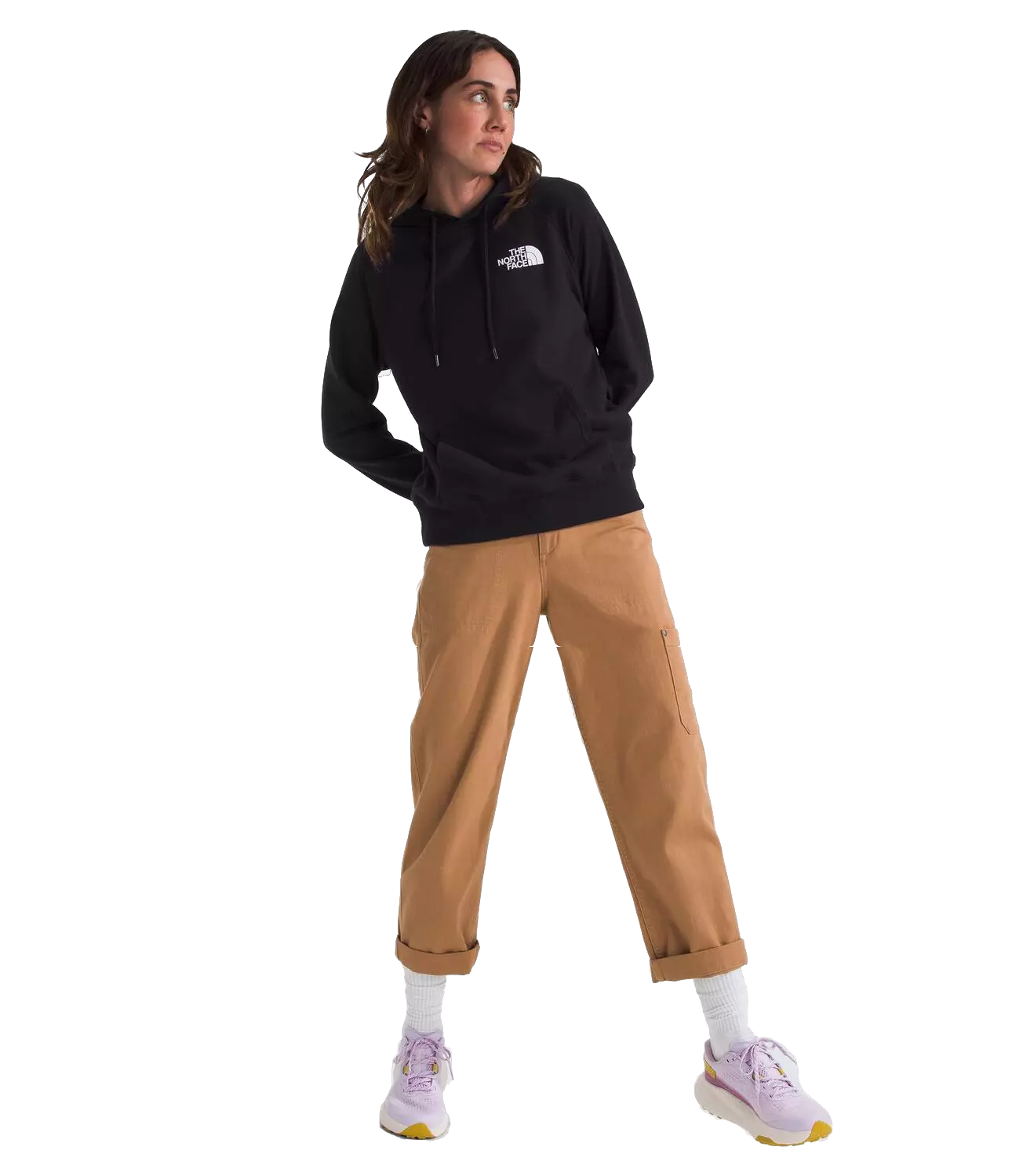 The North Face Women's Box NSE Pullover Hoodie - BLACK