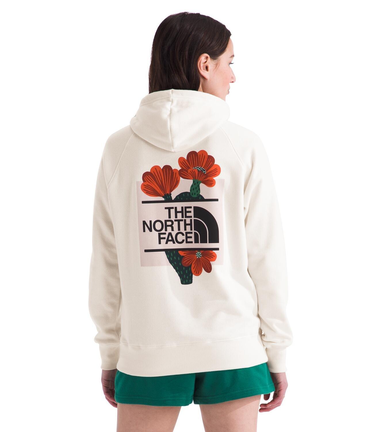 The North Face Women's Proud Floral Hoodie - White - WHITE Thumbnail View 2