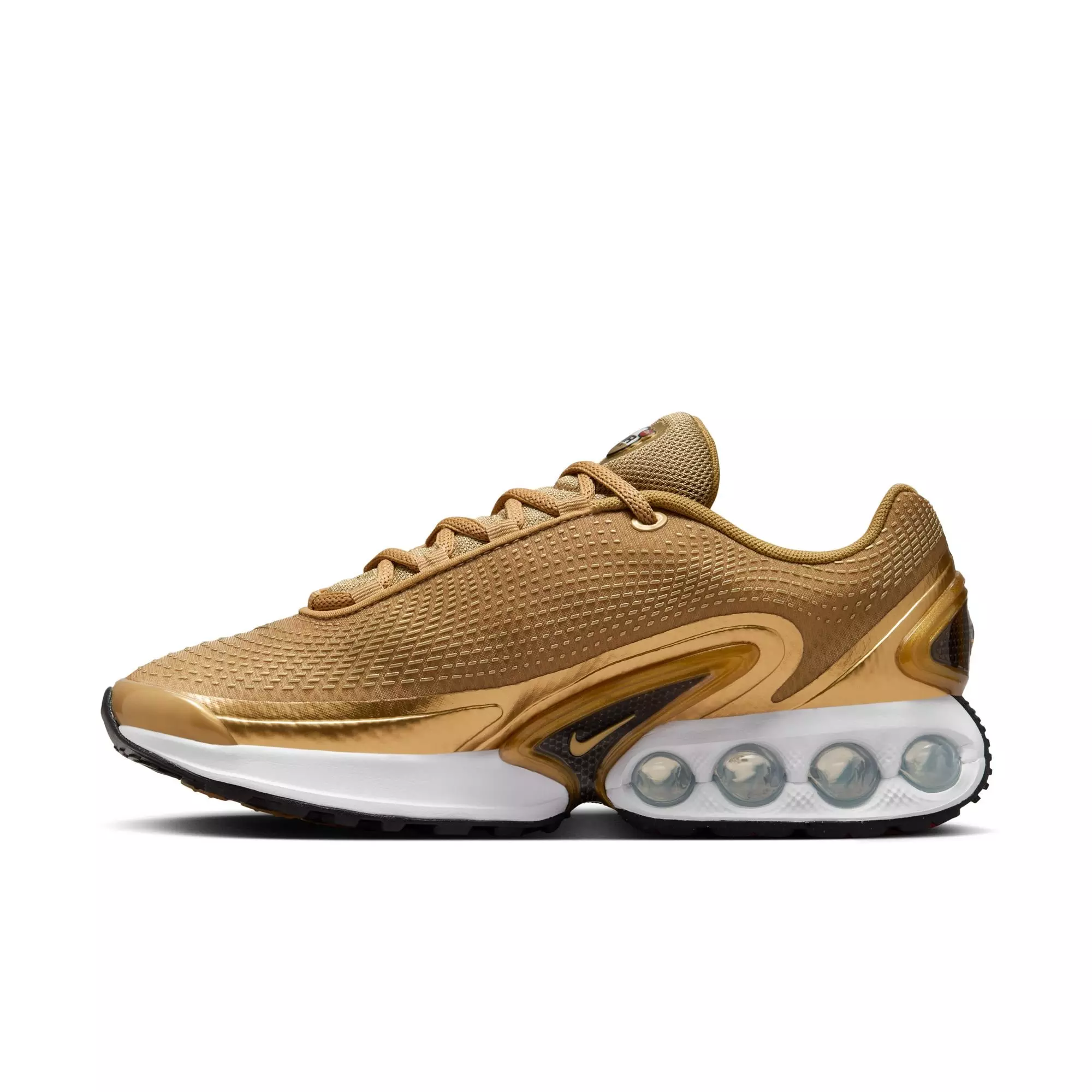 Nike Air Max Dn Premium "Metallic Gold/Black/White" Women's Shoe - GOLD/BLACK