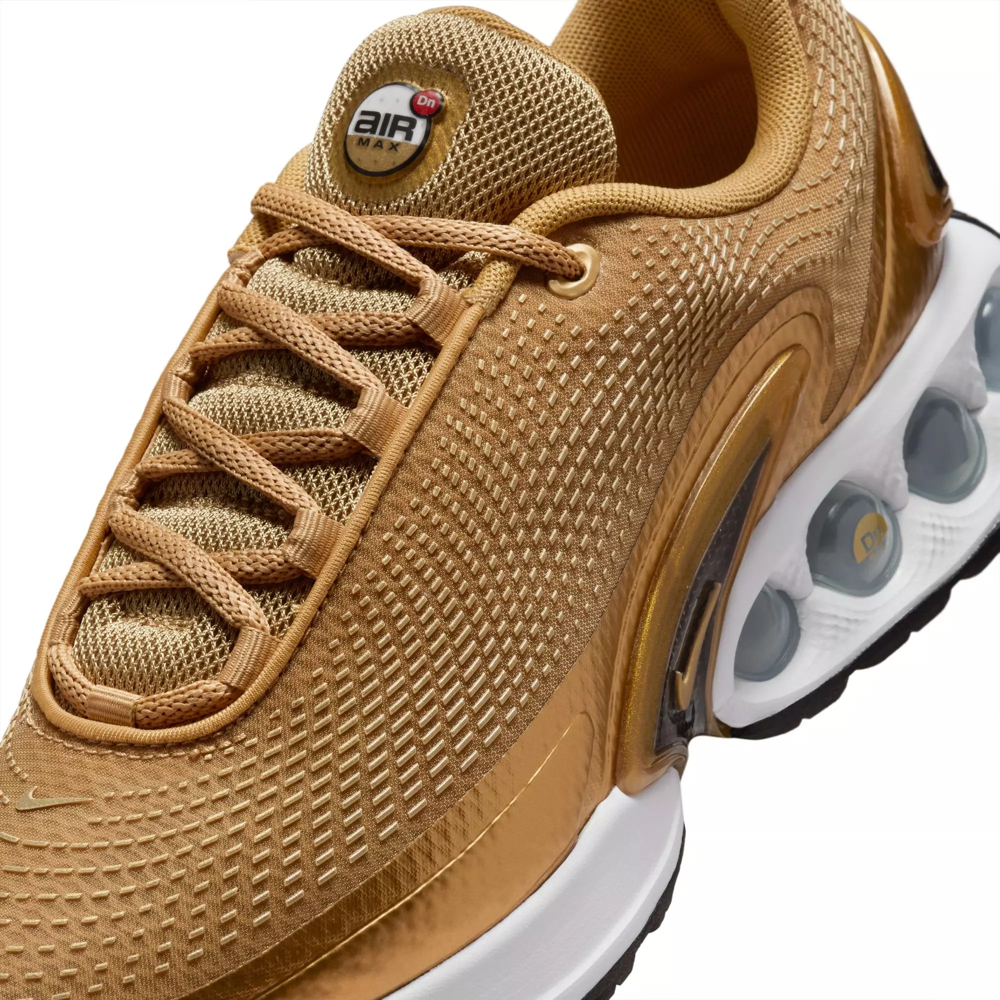 Nike Air Max Dn Premium "Metallic Gold/Black/White" Women's Shoe - GOLD/BLACK