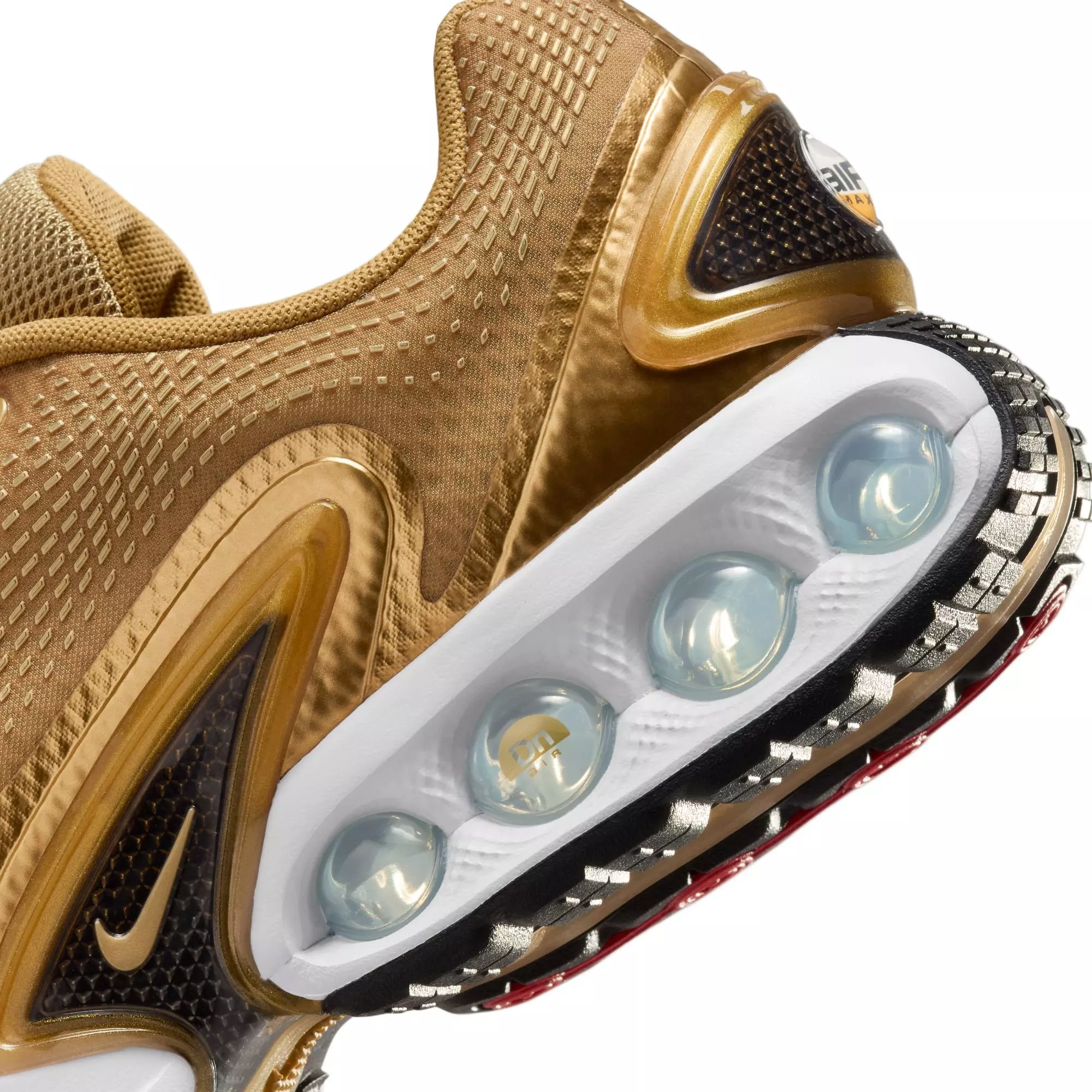 Nike Air Max Dn Premium "Metallic Gold/Black/White" Women's Shoe - GOLD/BLACK
