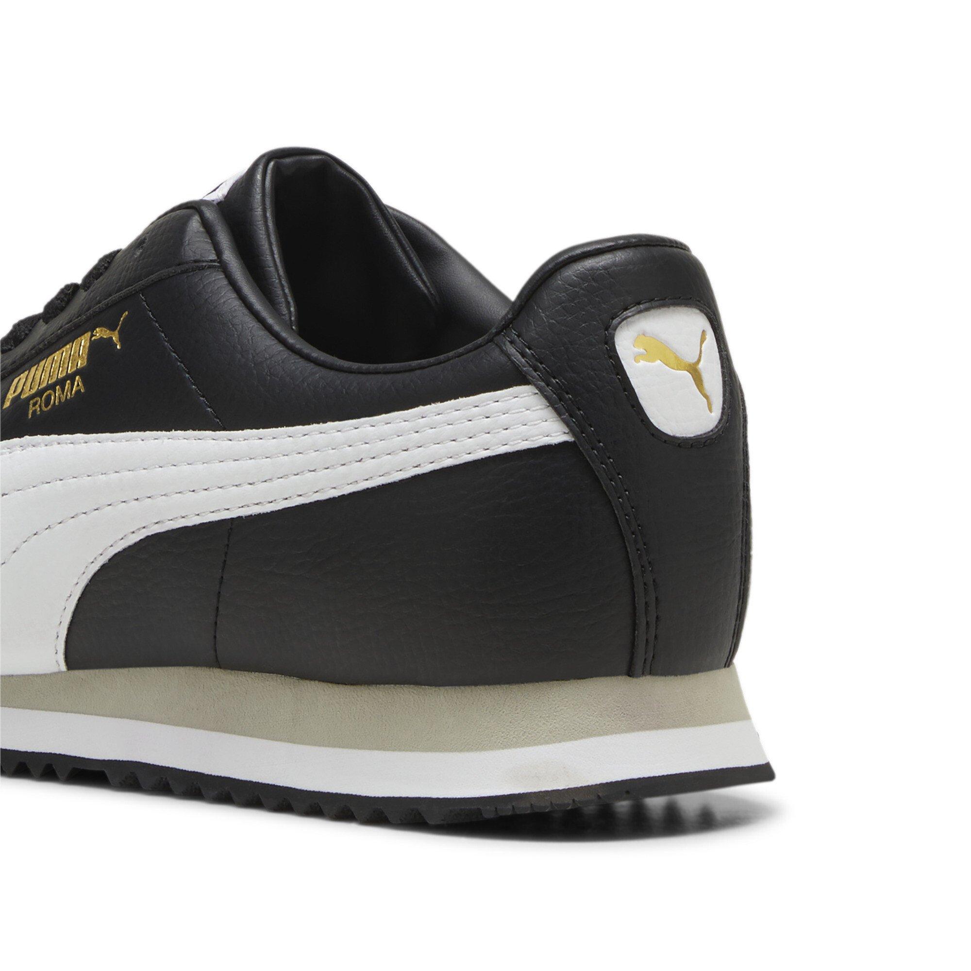 PUMA Roma Basic Men's "Black/White/Metallic Gold" Shoe