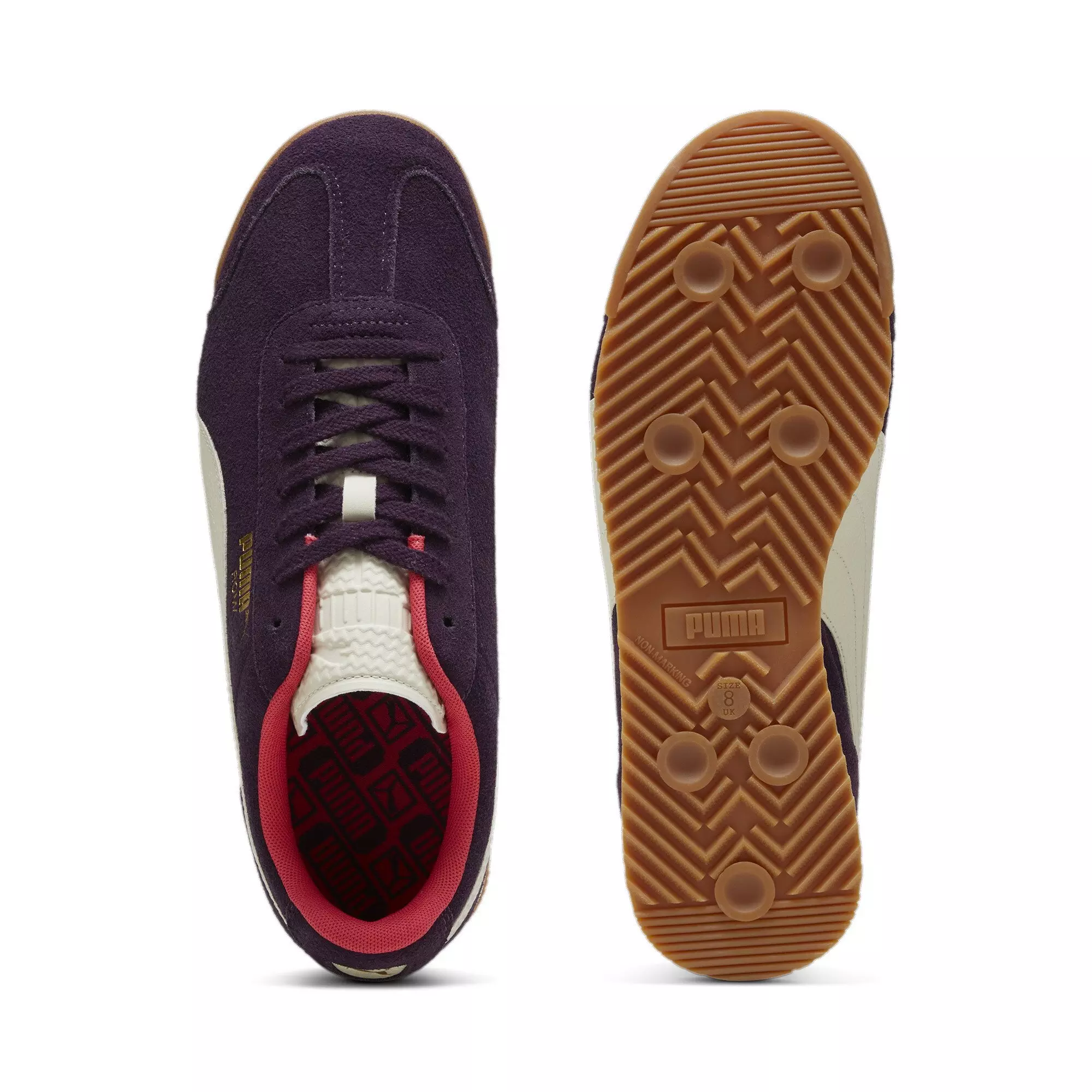 PUMA Roma Play "Paris Purple" Men's Shoe - PURPLE/RED