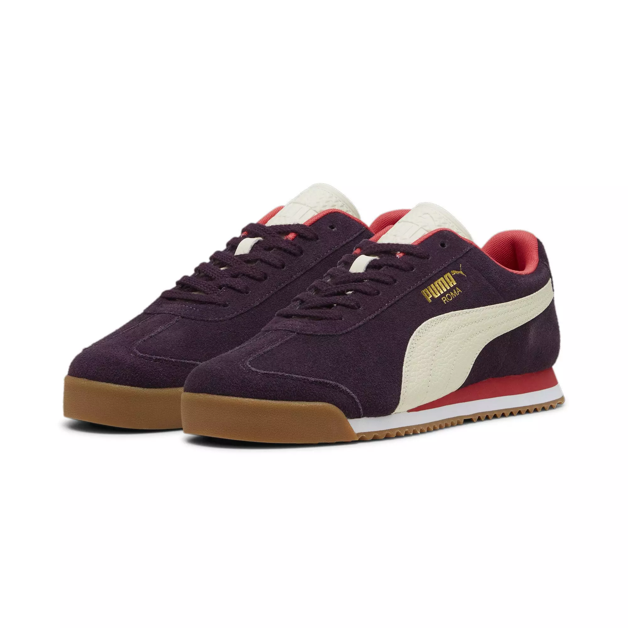 PUMA Roma Play "Paris Purple" Men's Shoe - PURPLE/RED