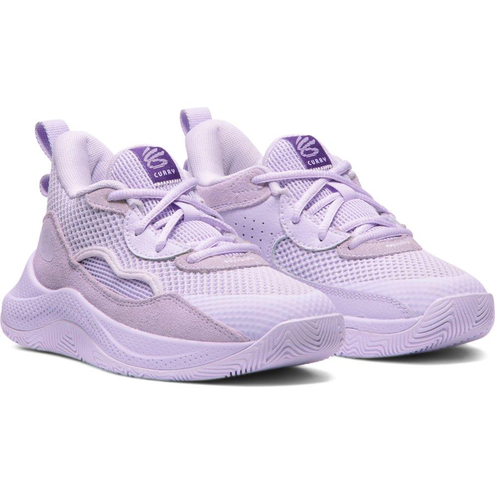 Under Armour Curry 3Z 24 Preschool Girls' "Lavender" Basketball Shoe