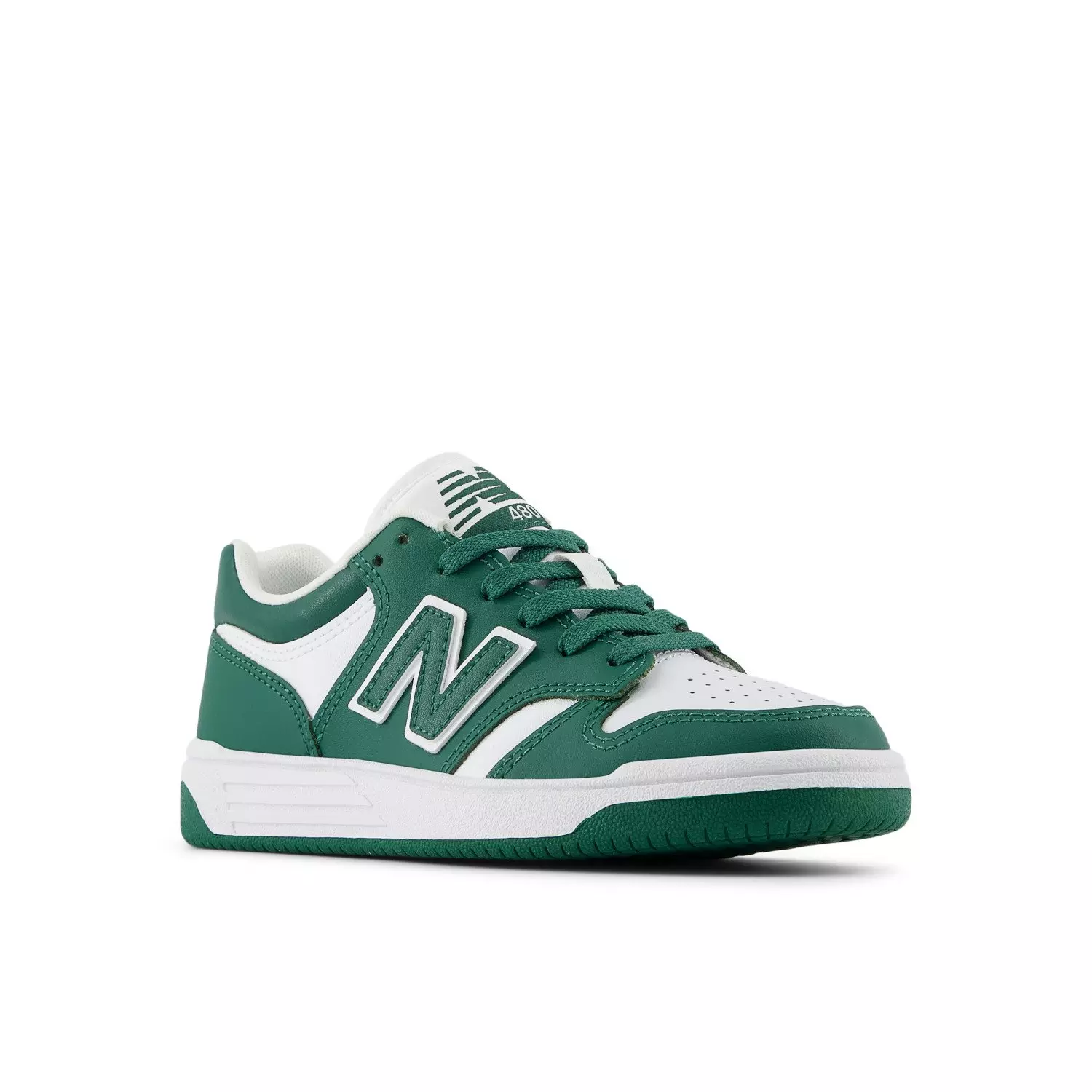 New Balance 480 "Forest Green/White" Preschool Boys' Shoe - GREEN/WHITE