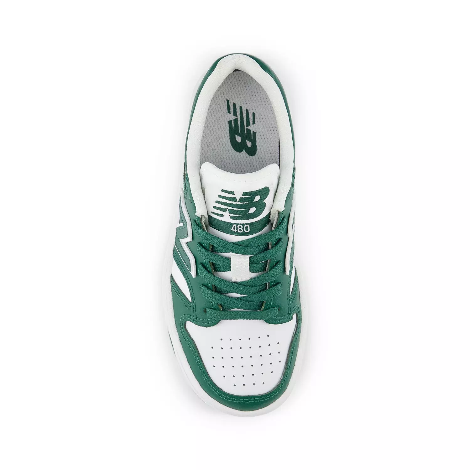 New Balance 480 "Forest Green/White" Preschool Boys' Shoe - GREEN/WHITE