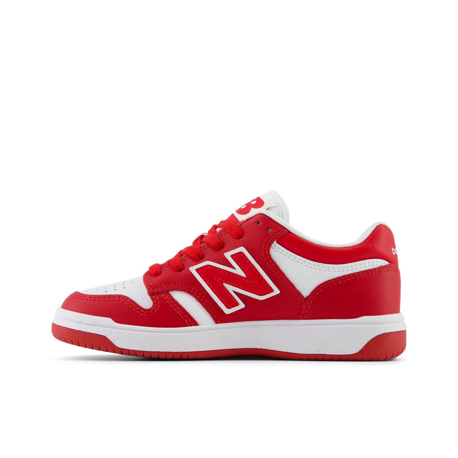New Balance Kids\' Cream and Red Sneakers 71d1le1XF2L._AC_UY900_.jpg main image 2