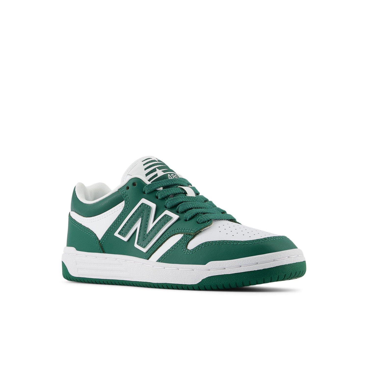 New Balance 480 Grade School Boys' "Forest Green/White" Shoe