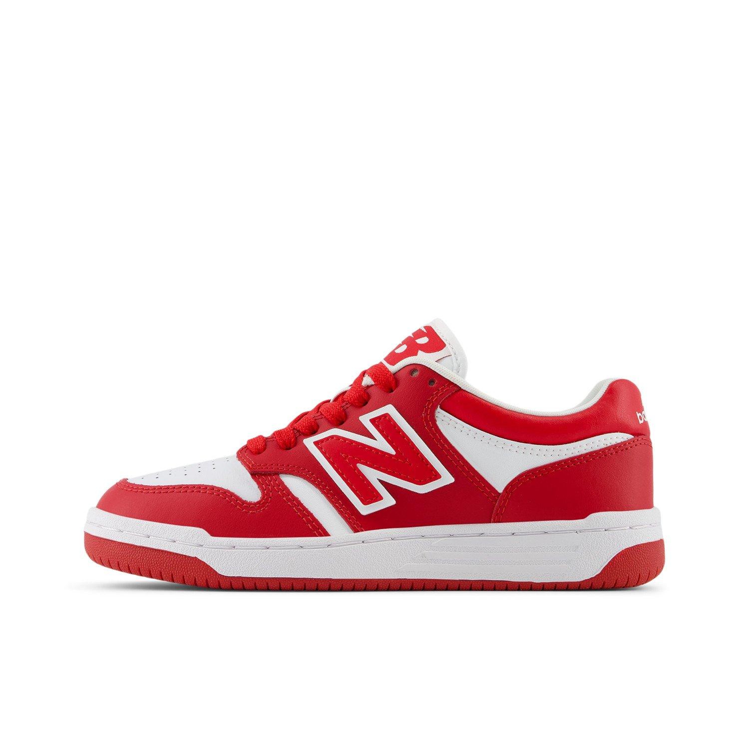 New Balance 480 Grade School Boys' "Team Red/White" Shoe