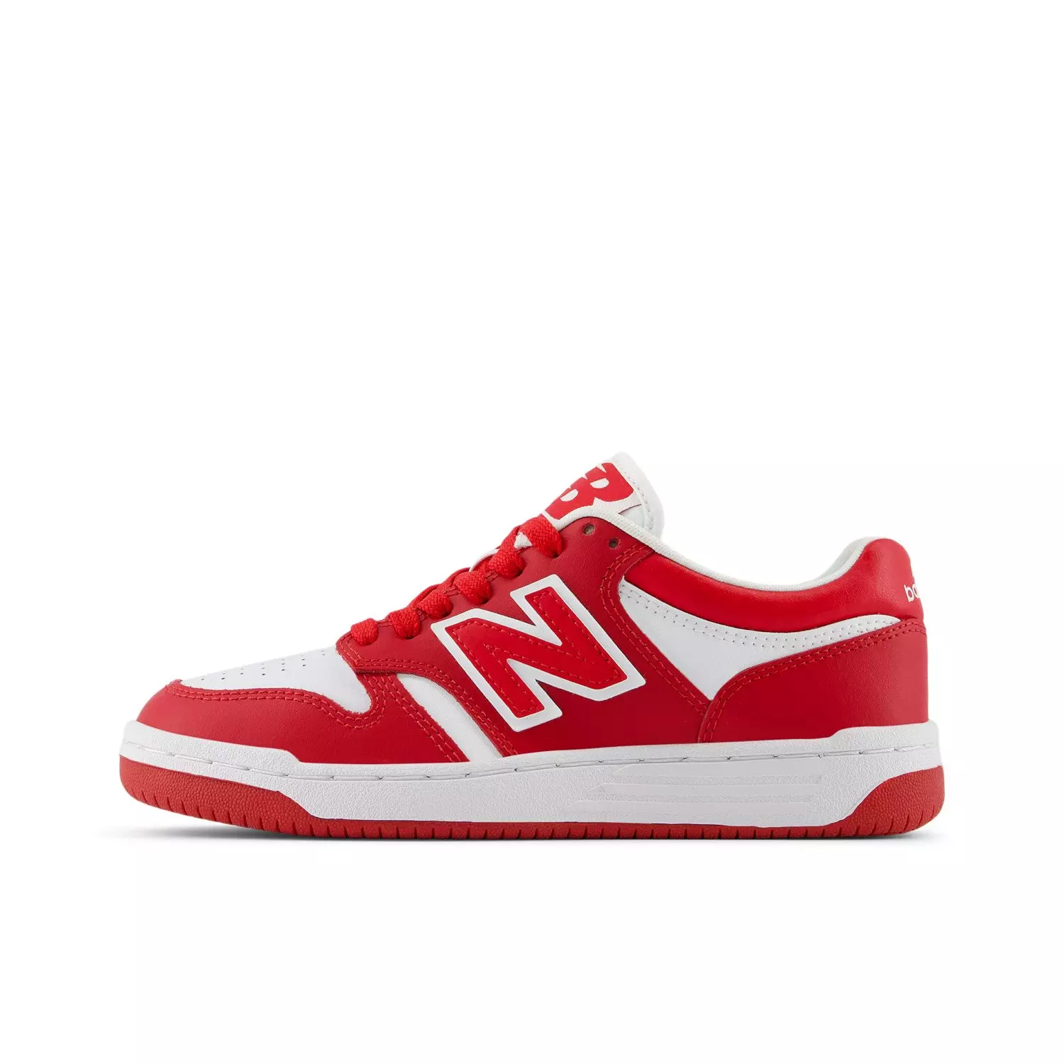 New Balance 480 "Team Red/White" Grade School Boys' Shoe - RED/WHITE