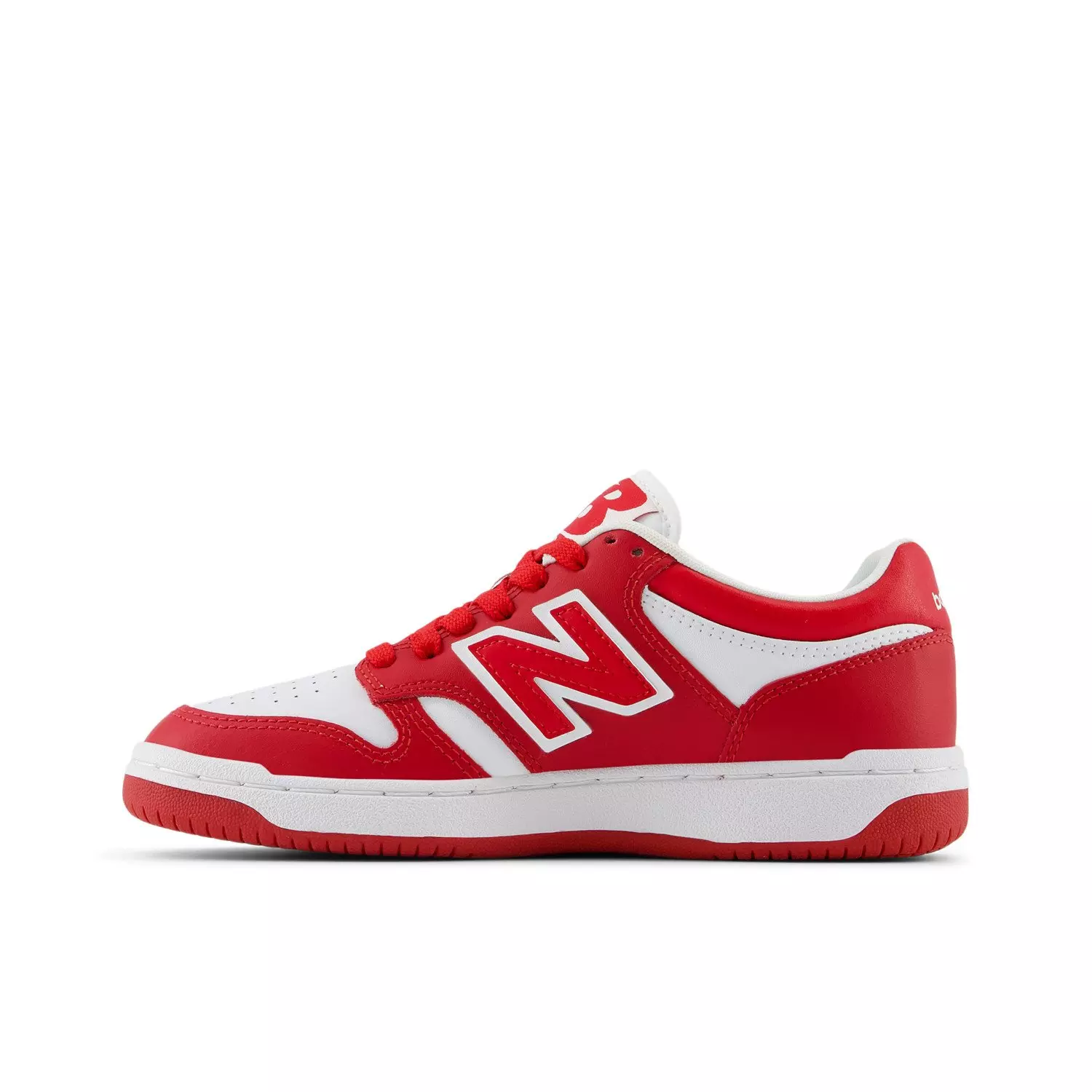 New Balance 480 "Team Red/White" Grade School Boys' Shoe - RED/WHITE