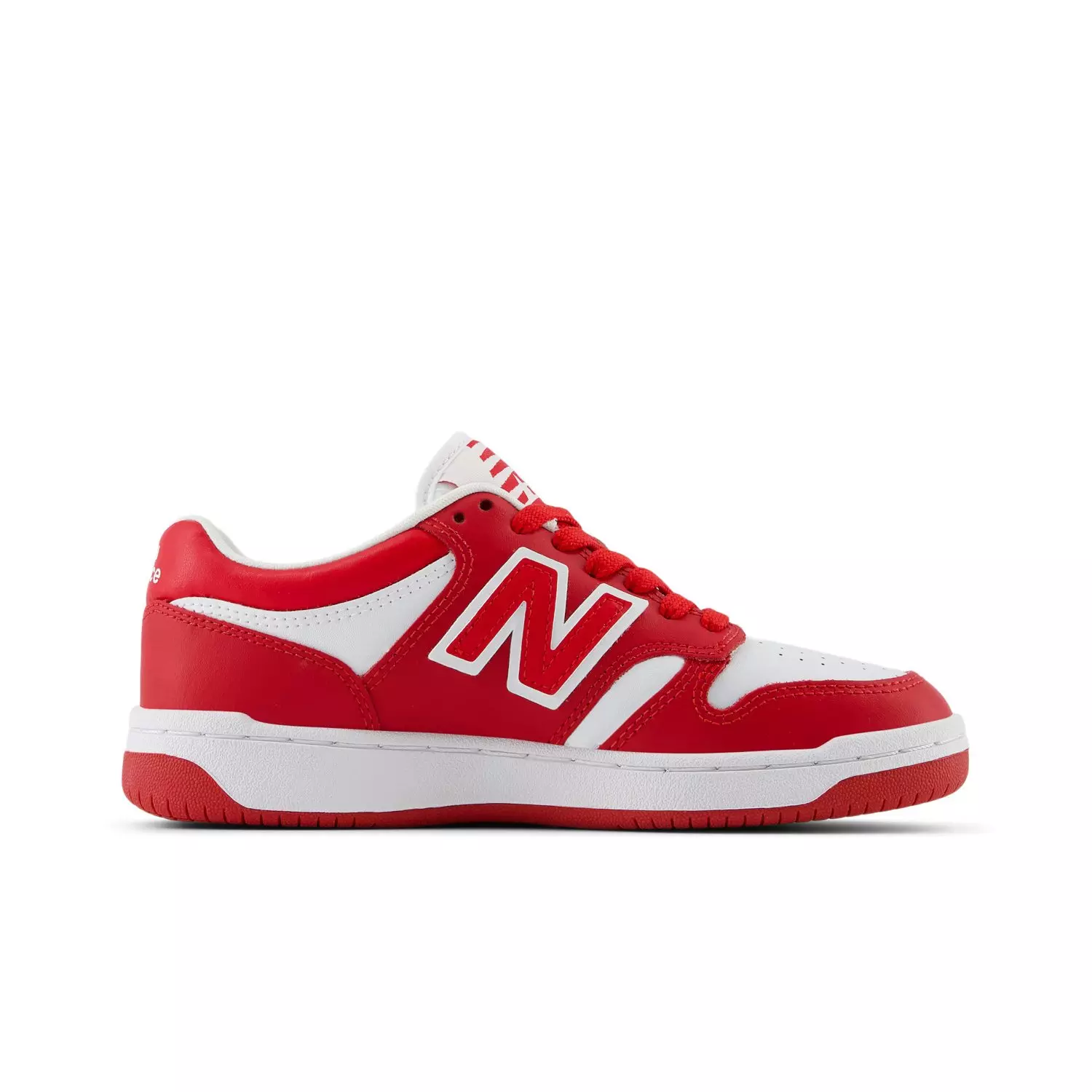 New Balance 480 "Team Red/White" Grade School Boys' Shoe - RED/WHITE
