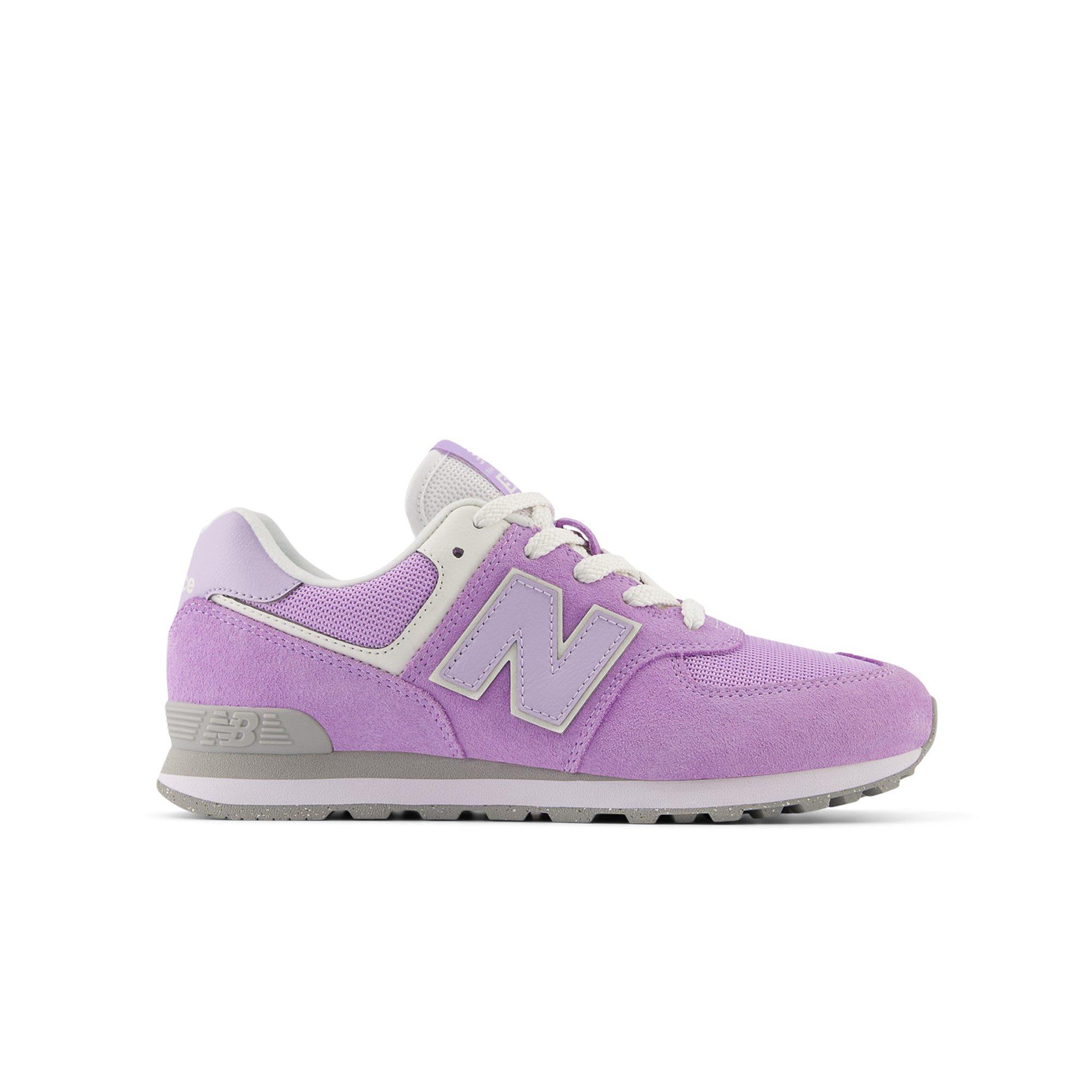 New Balance 574 "Lilac/Lavender" Grade School Girls' Shoe - PURPLE