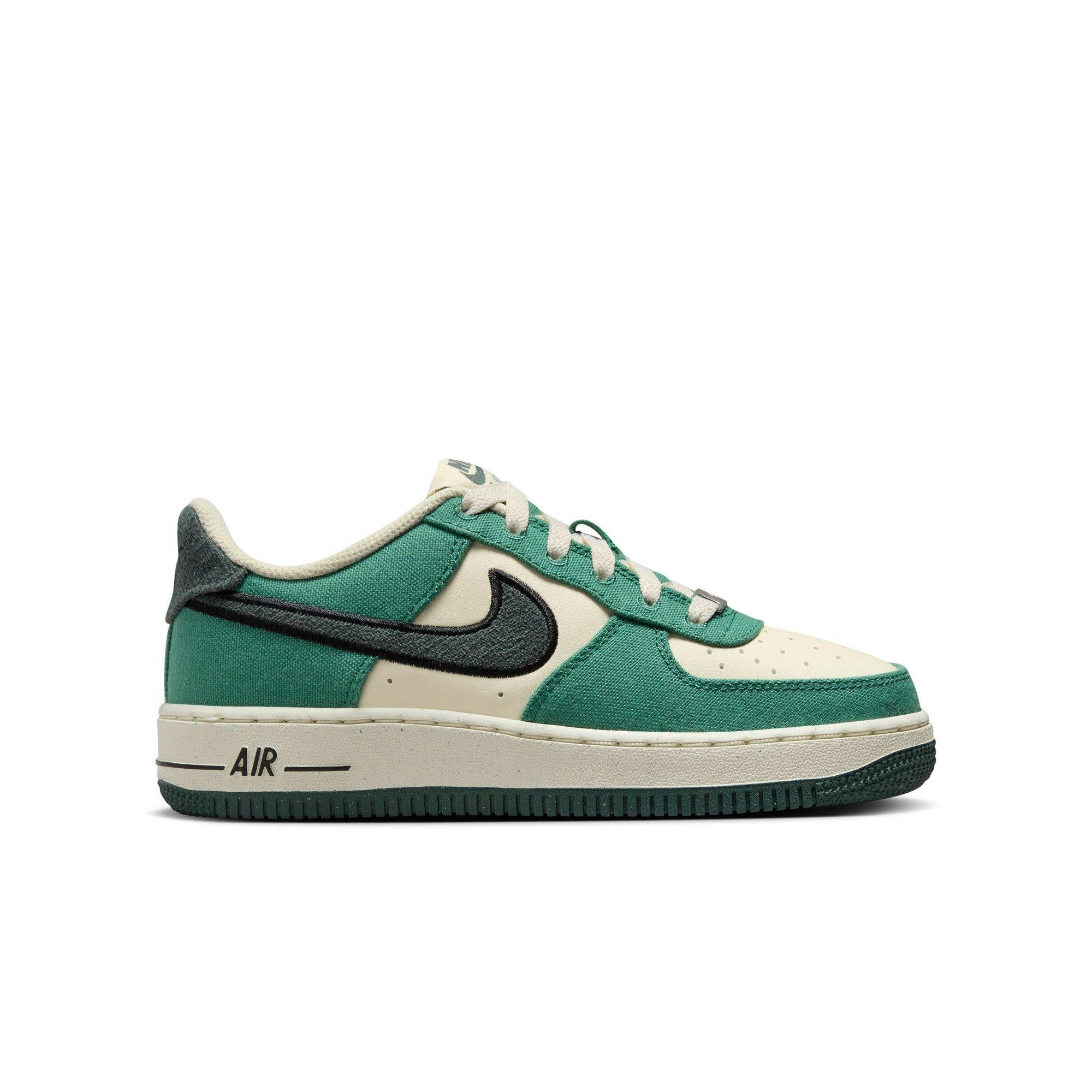 Nike Air Force 1 LV8 Coconut Milk Vintage Green Bicoastal Grade School Boys Shoe Hibbett