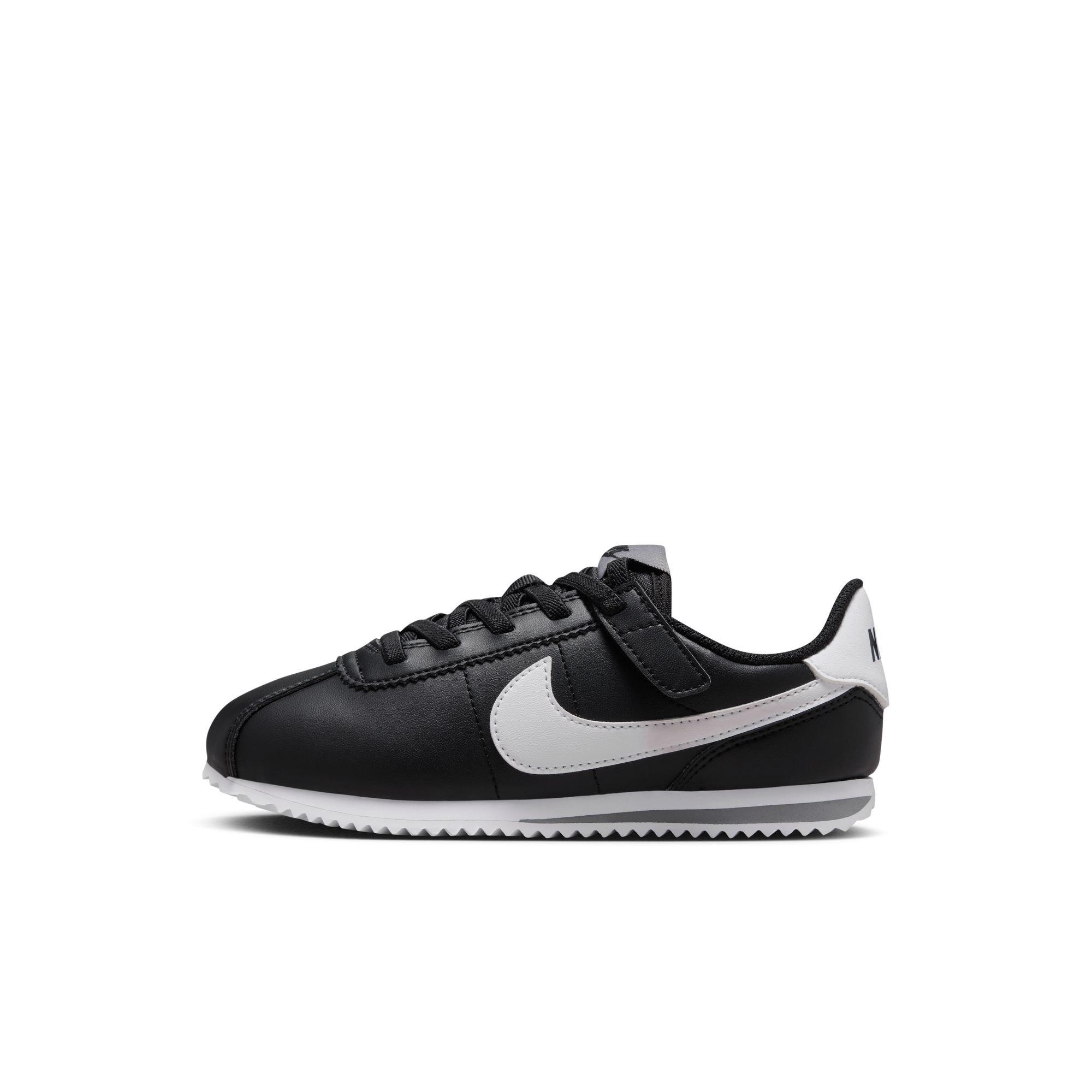 Nike Cortez EasyOn Preschool Boys' Black/White/Cool Grey Shoe