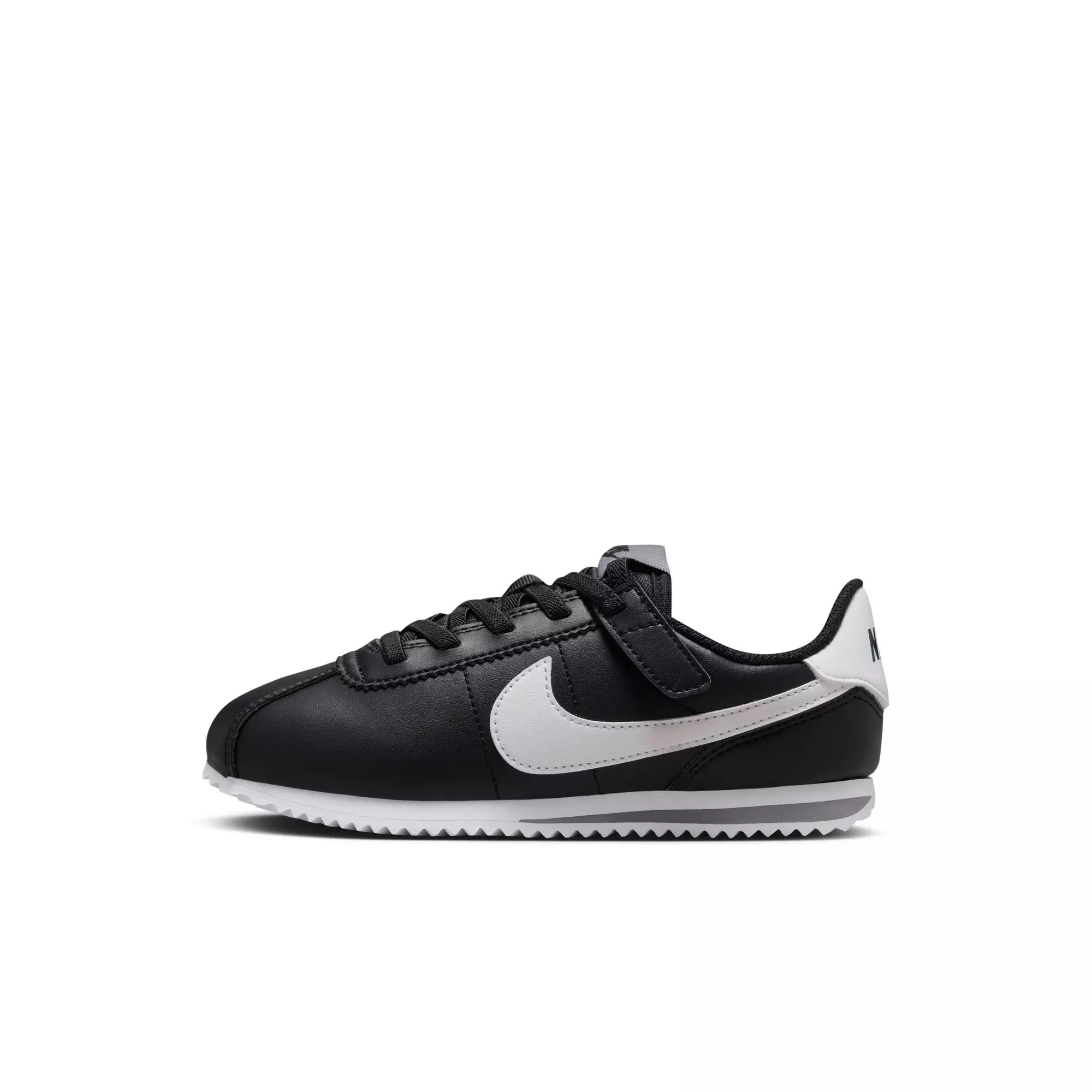 Nike Cortez EasyOn "Black/White/Cool Grey" Preschool Boys' Shoe - BLACK/WHITE