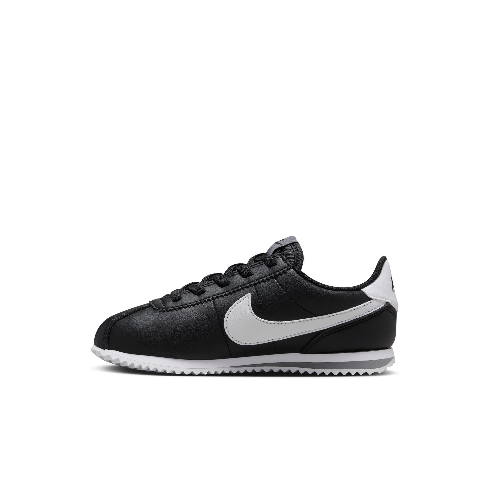 Nike Cortez EasyOn Preschool Boys' Black/White/Cool Grey Shoe