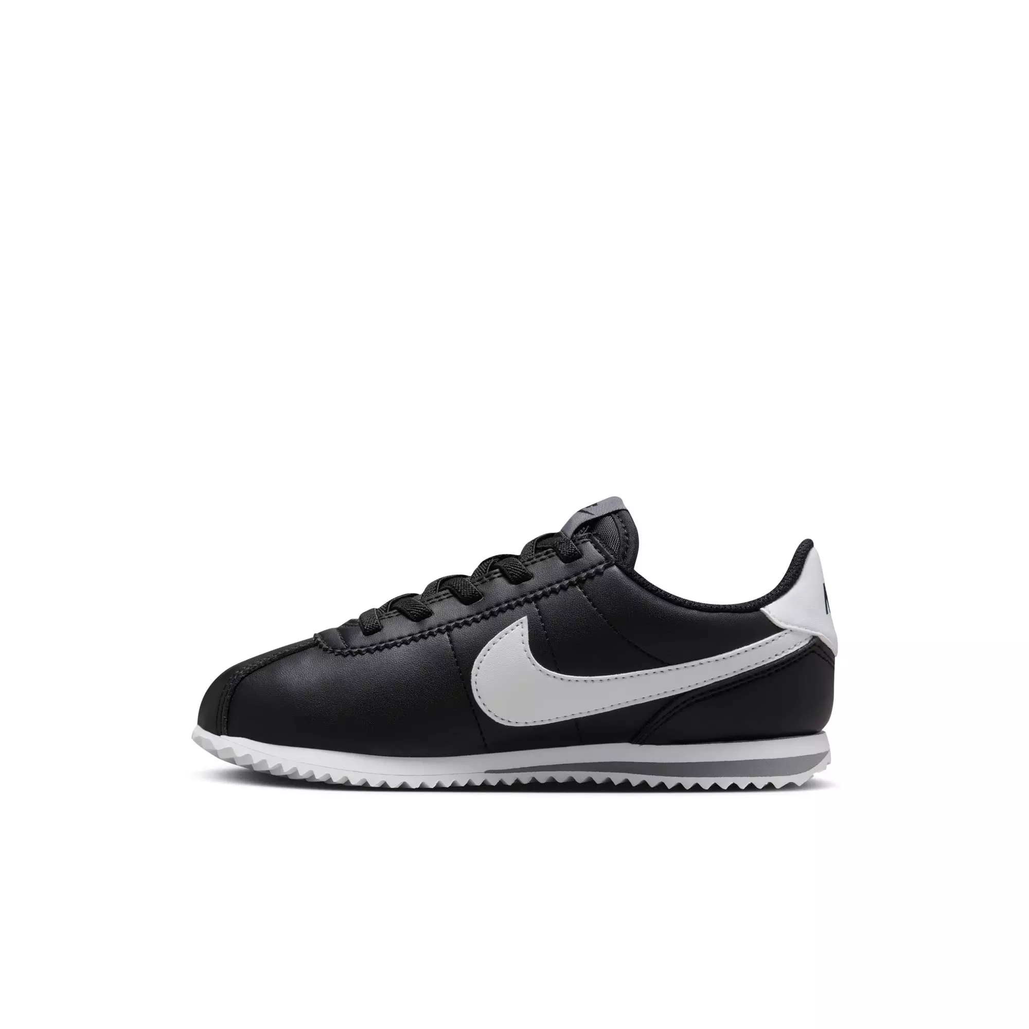 Nike Cortez EasyOn "Black/White/Cool Grey" Preschool Boys' Shoe - BLACK/WHITE