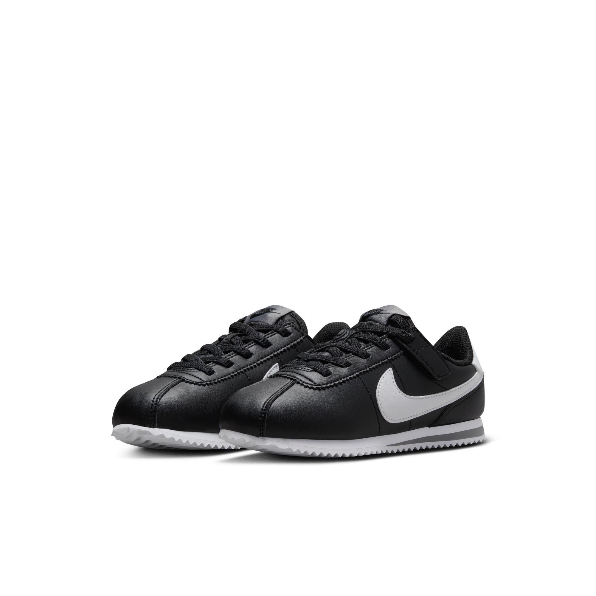 Nike Cortez EasyOn Preschool Boys' Black/White/Cool Grey Shoe