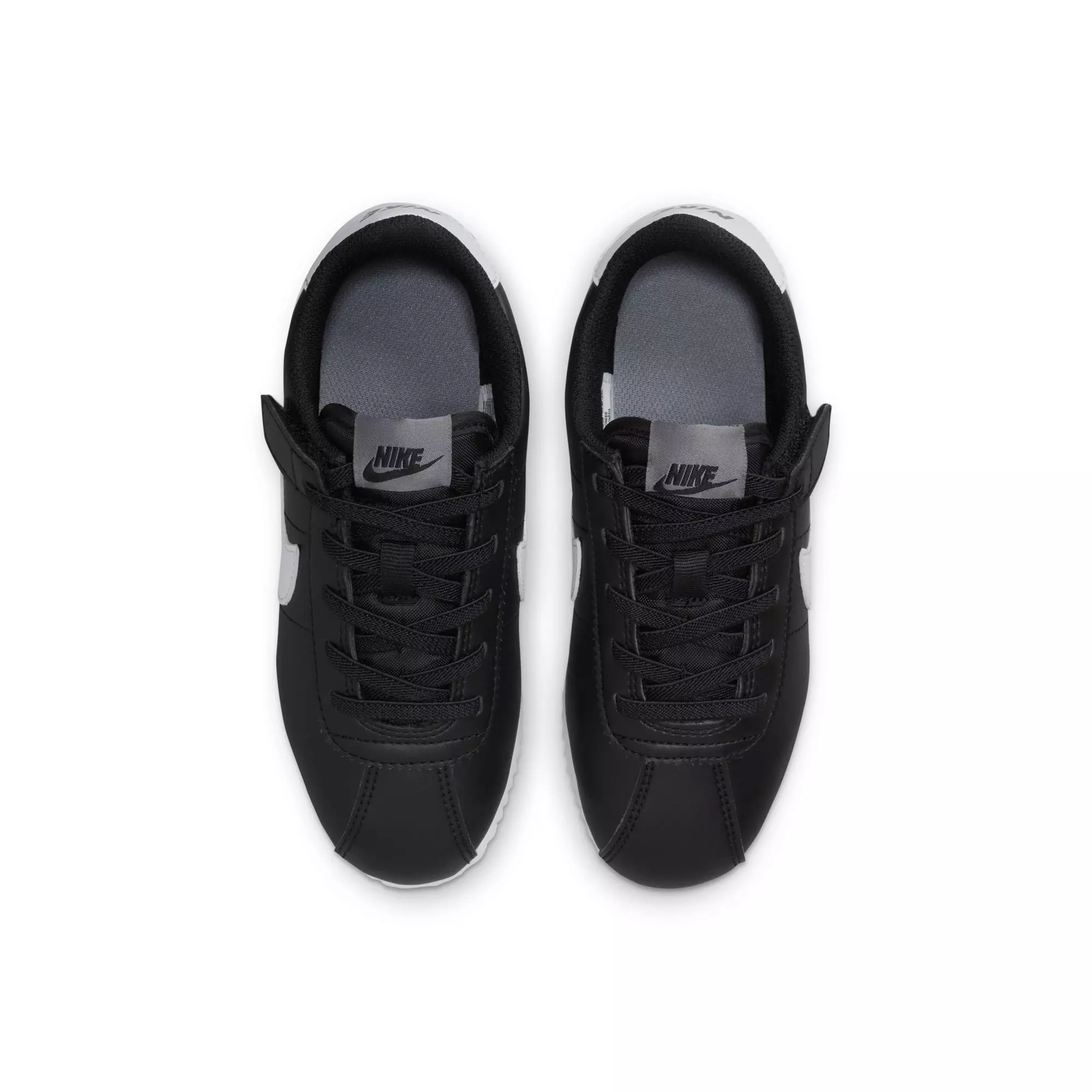 Nike Cortez EasyOn "Black/White/Cool Grey" Preschool Boys' Shoe - BLACK/WHITE