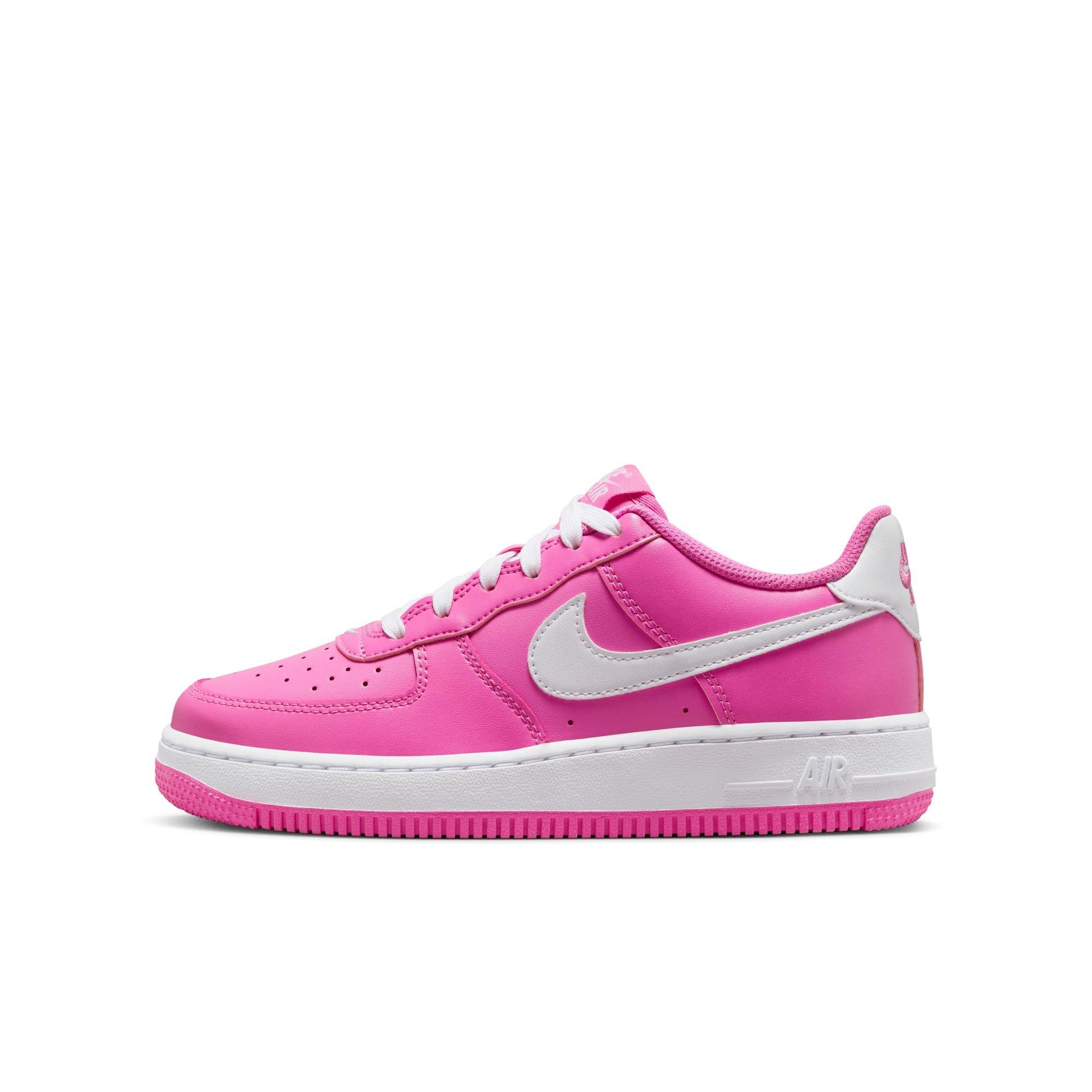 Nike Air Force 1 Grade School Girls' Playful Pink/White Shoe