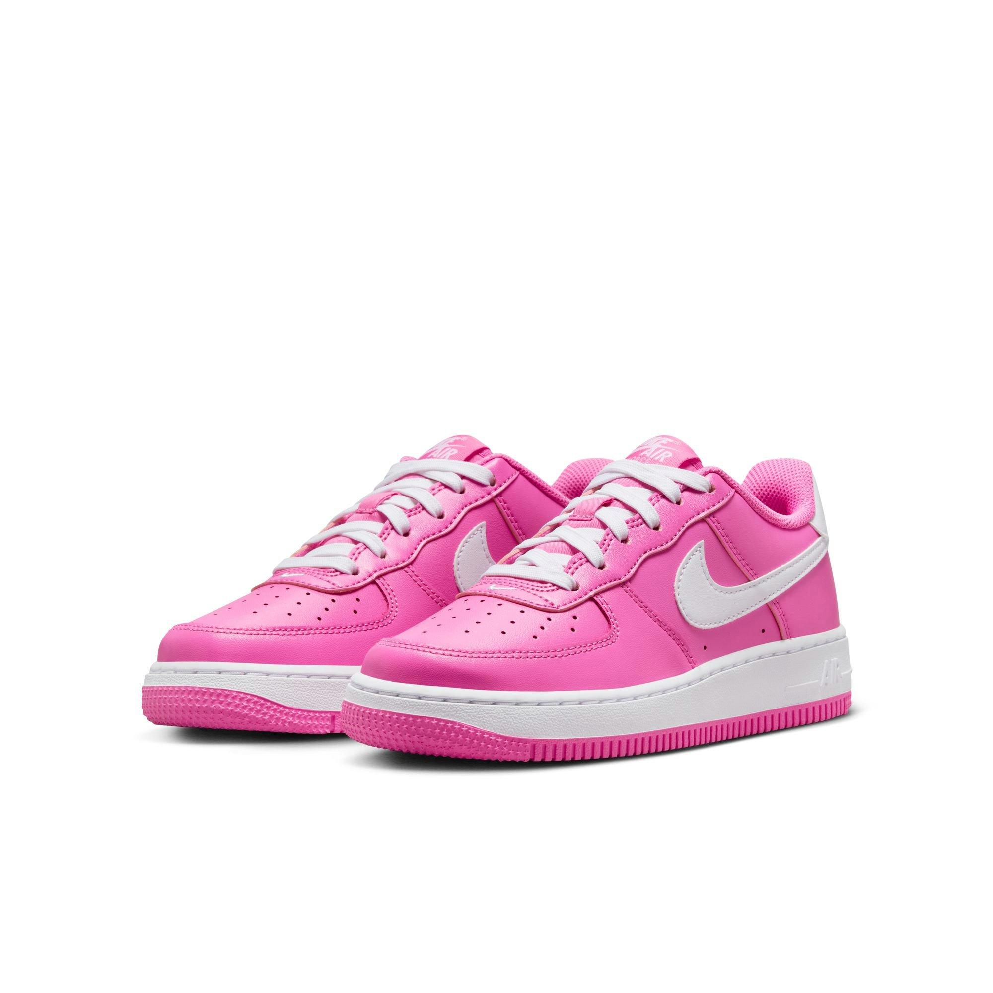 Nike Air Force 1 Grade School Girls' Playful Pink/White Shoe