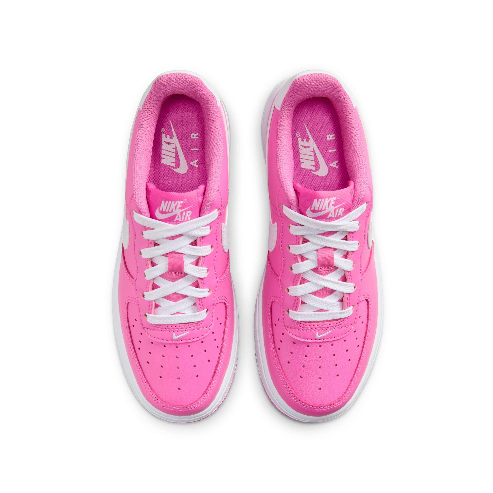 Nike Air Force 1 Grade School Girls' Playful Pink/White Shoe