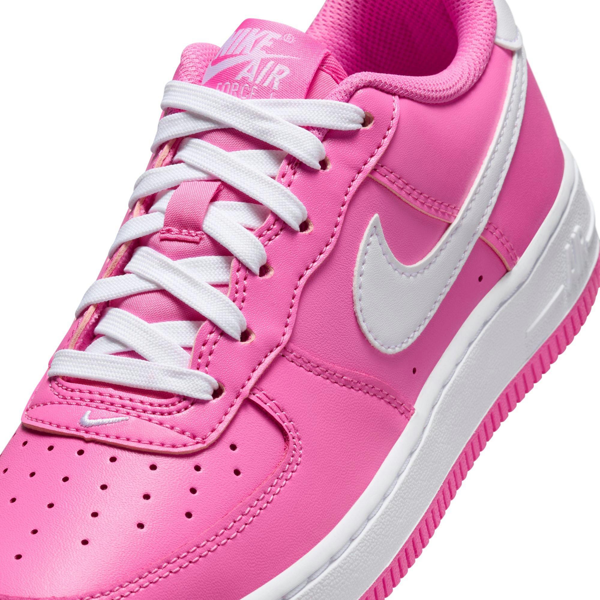 Nike Air Force 1 Grade School Girls' Playful Pink/White Shoe