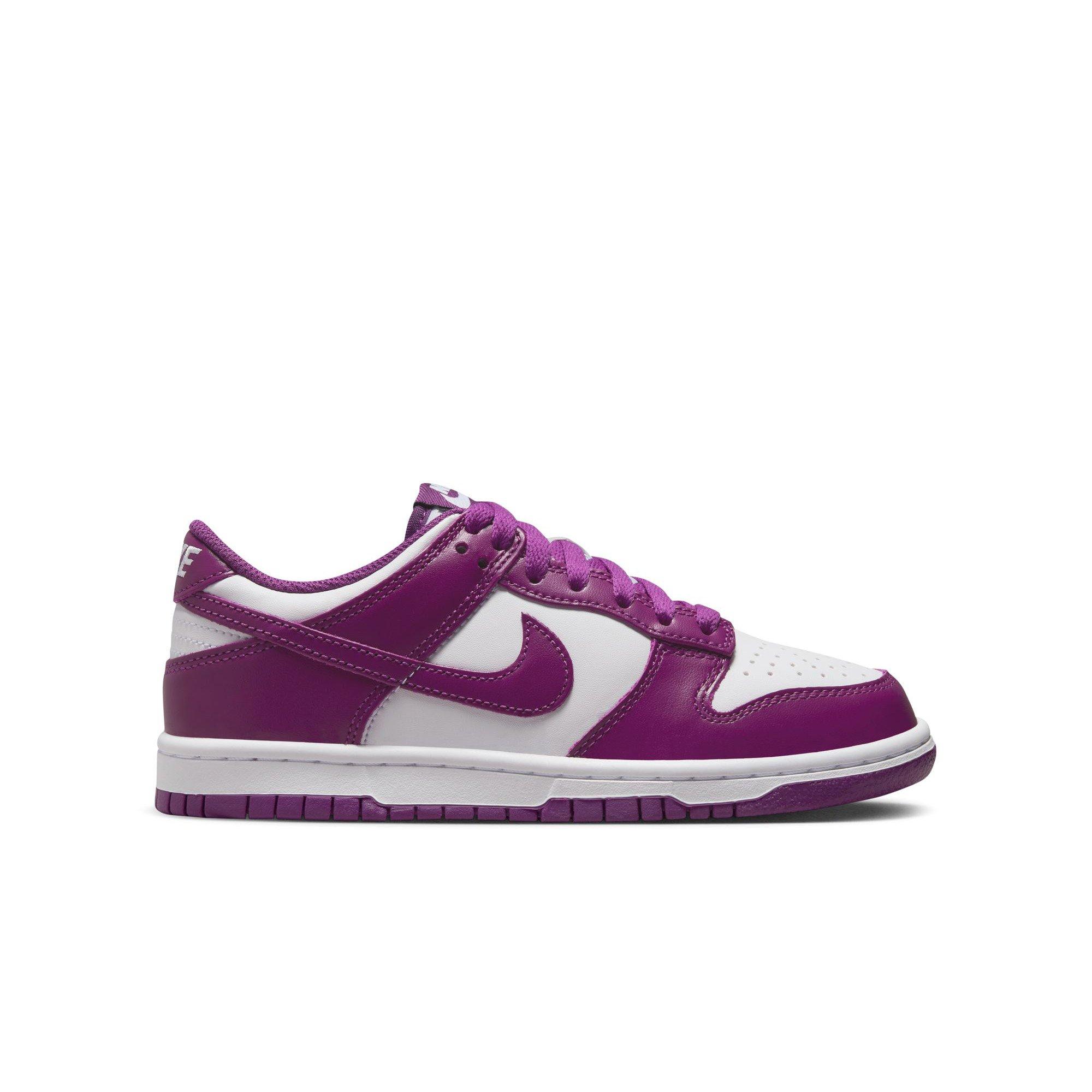 Nike Dunk Low Grade School Girls' "White/Viotech" Shoe