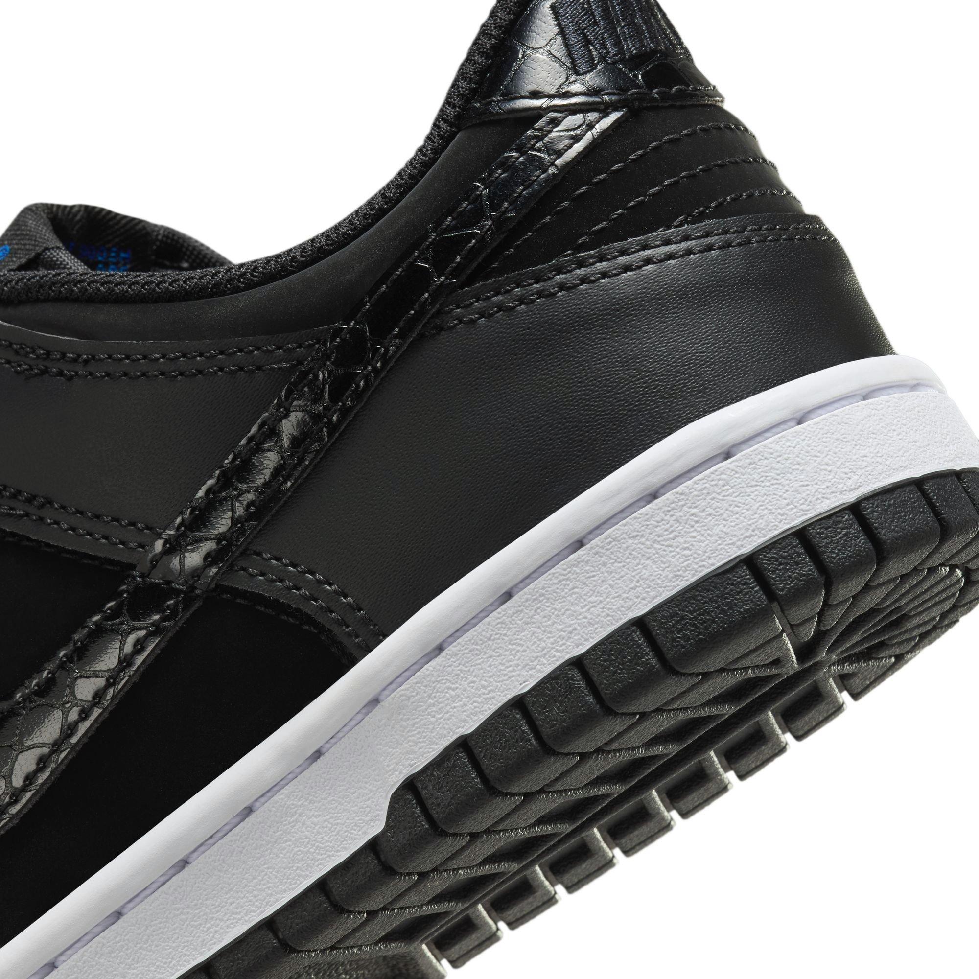 Nike Dunk Low SE Grade School Kids' "Black/White/Game Royal" Shoe