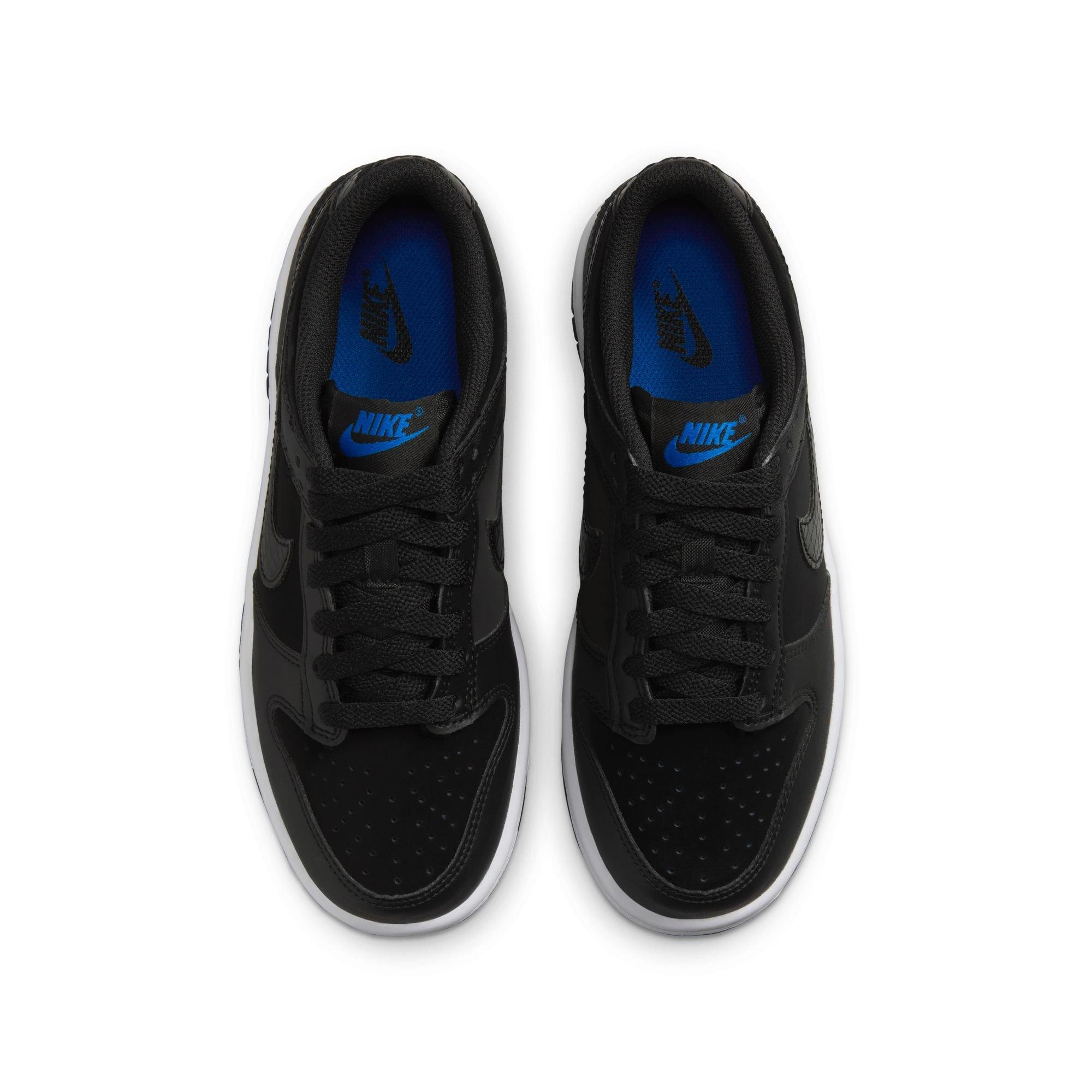 Nike Dunk Low SE Grade School Kids' "Black/White/Game Royal" Shoe