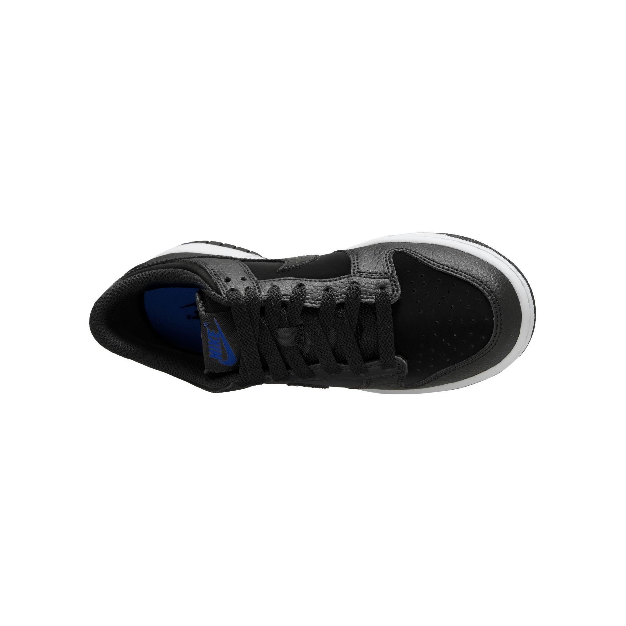 Nike Dunk Low SE Grade School Kids' "Black/White/Game Royal" Shoe