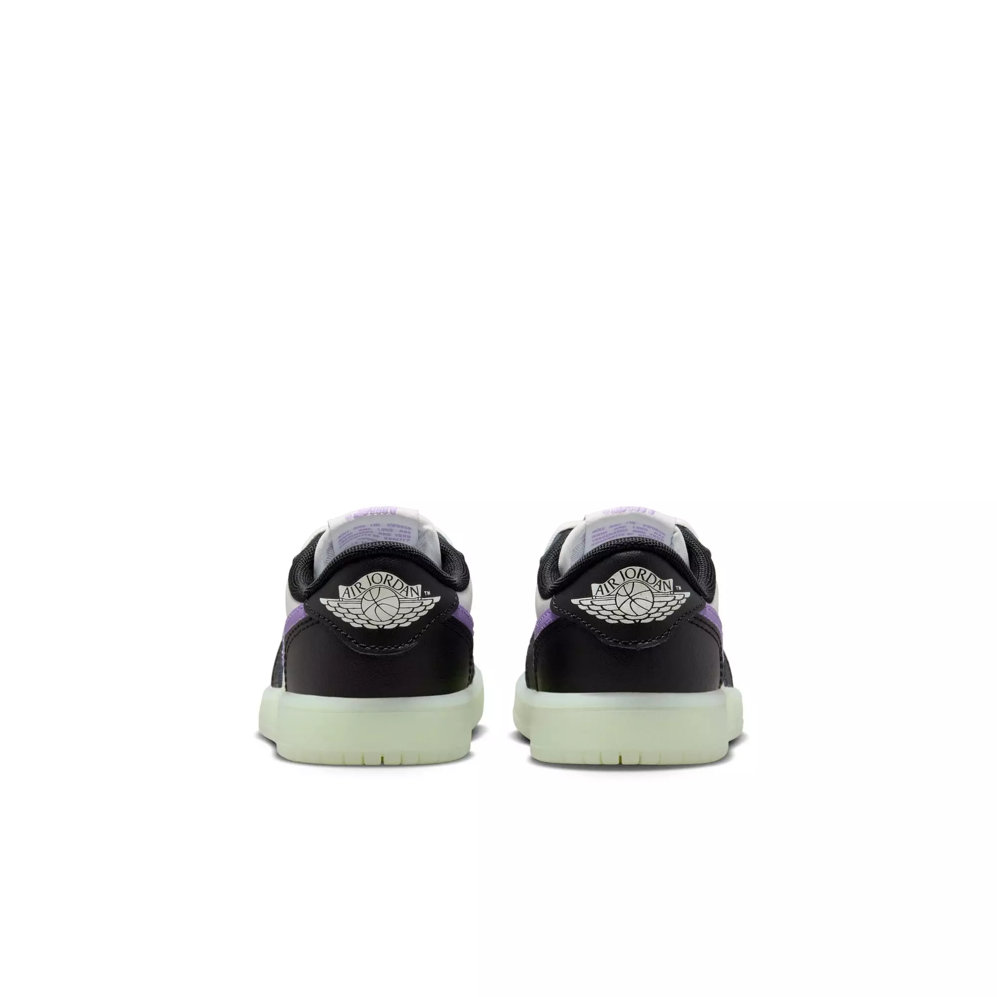 Jordan 1 Retro Low OG "Black Raspberry" Preschool Kids' Shoe - BLACK/BLACK RASPBERRY/VOLT TINT