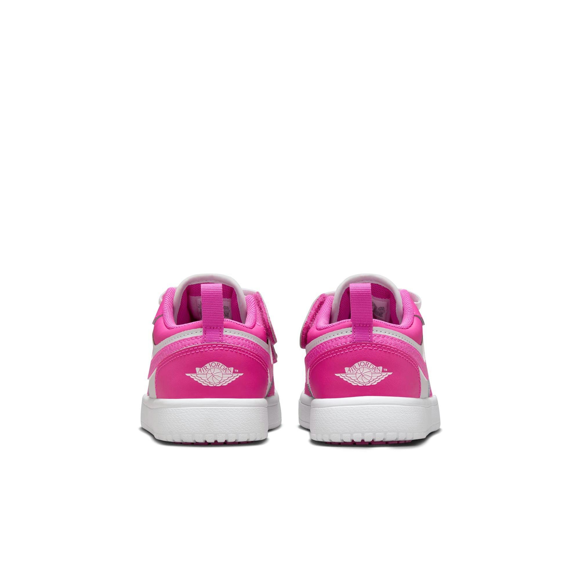 Jordan 1 Low Alt Preschool Girls' "Fire Pink/Iris Whisper/White" Shoe