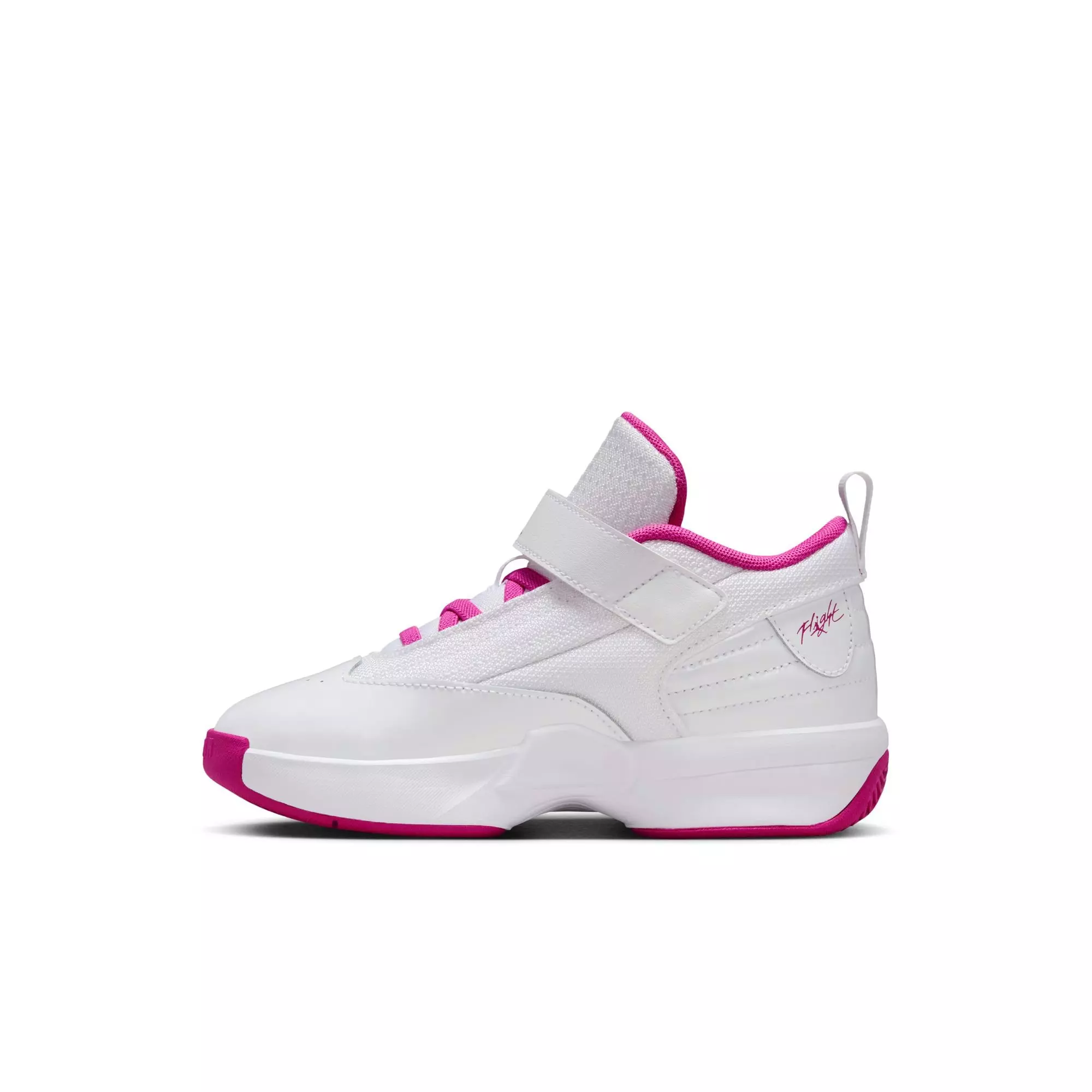 Jordan Max Aura 6 "White/Fire Pink" Preschool Girls' Shoe - WHITE/PINK