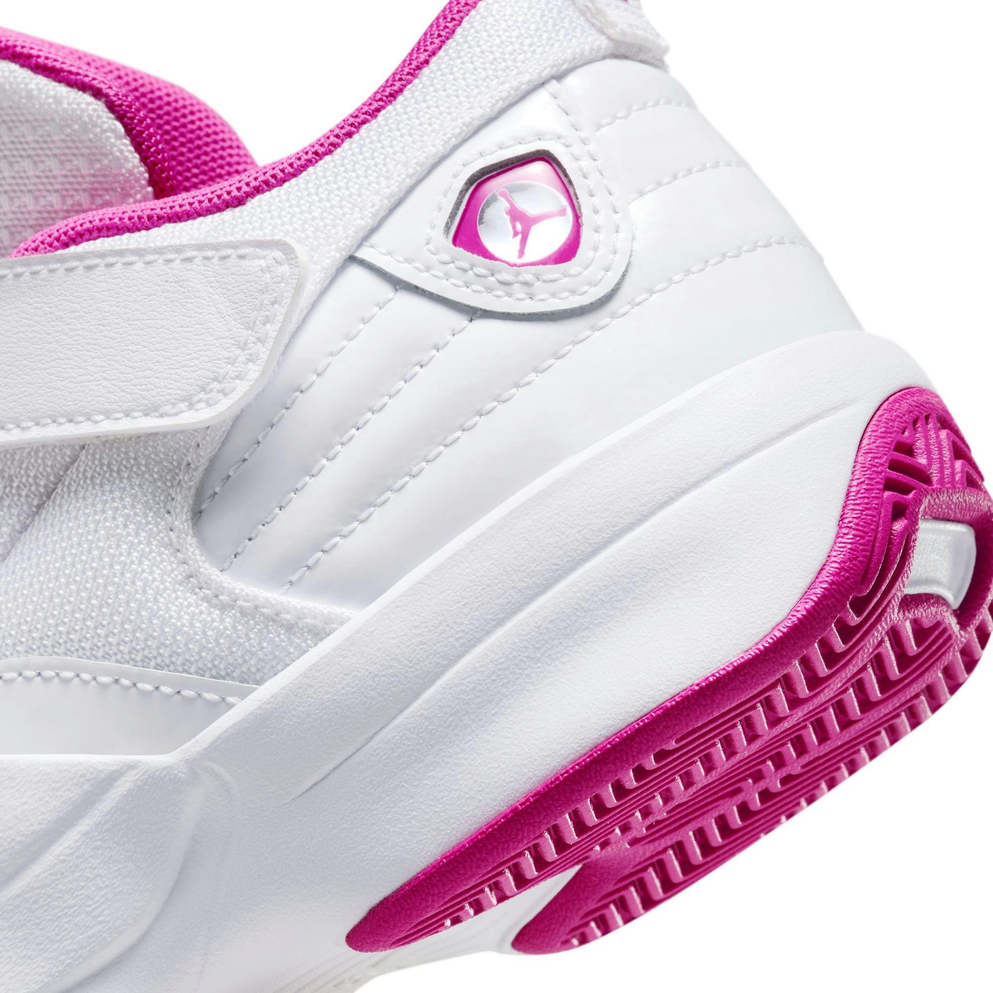 Jordan Max Aura 6 Preschool Girls' "White/Fire Pink" Shoe