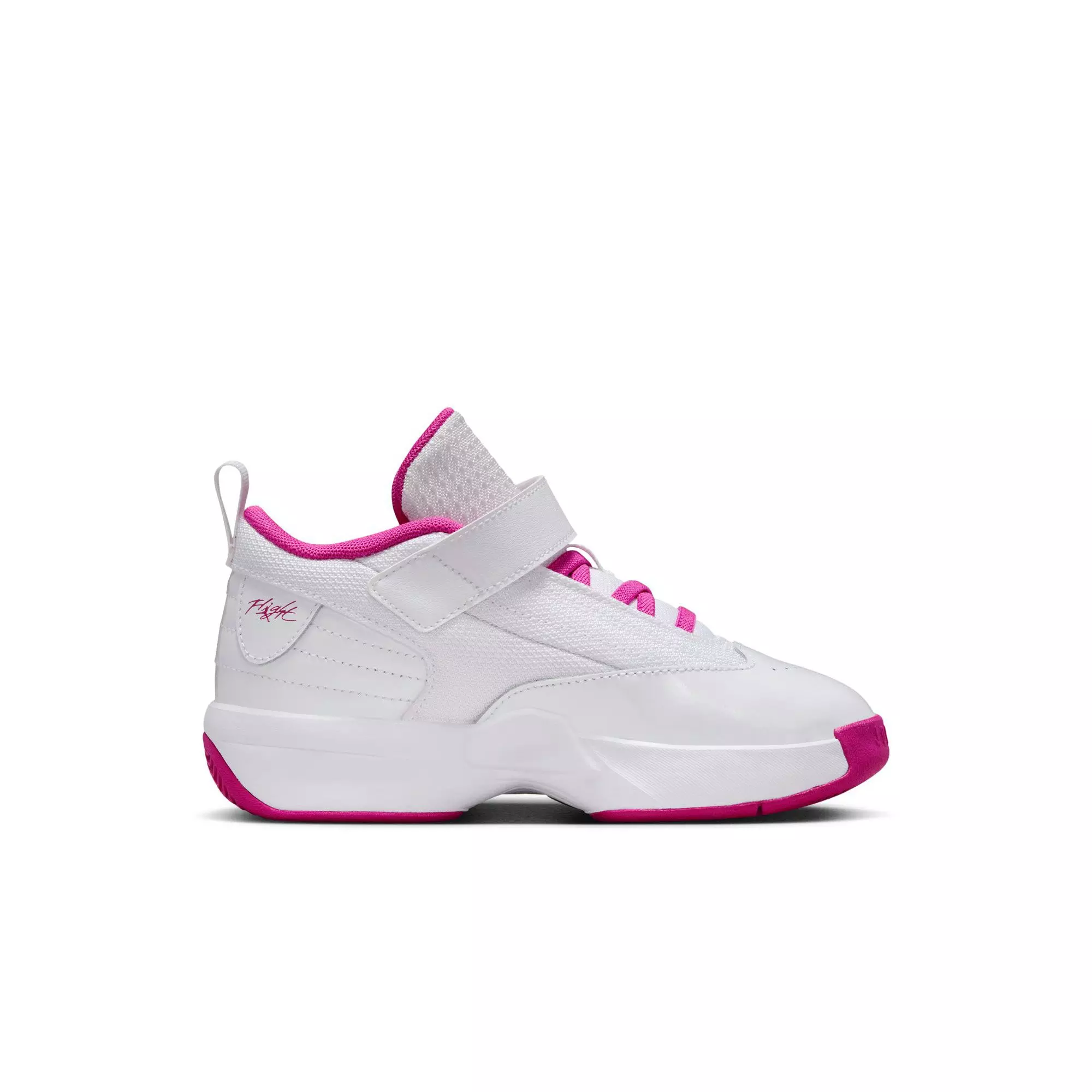 Jordan Max Aura 6 "White/Fire Pink" Preschool Girls' Shoe - WHITE/PINK