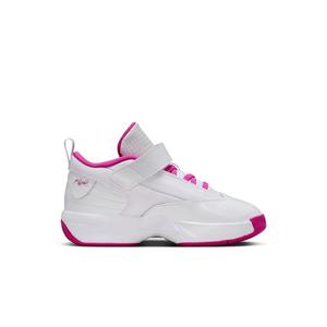 Jordan Max Aura 6 "White/Fire Pink" Preschool Girls' Shoe