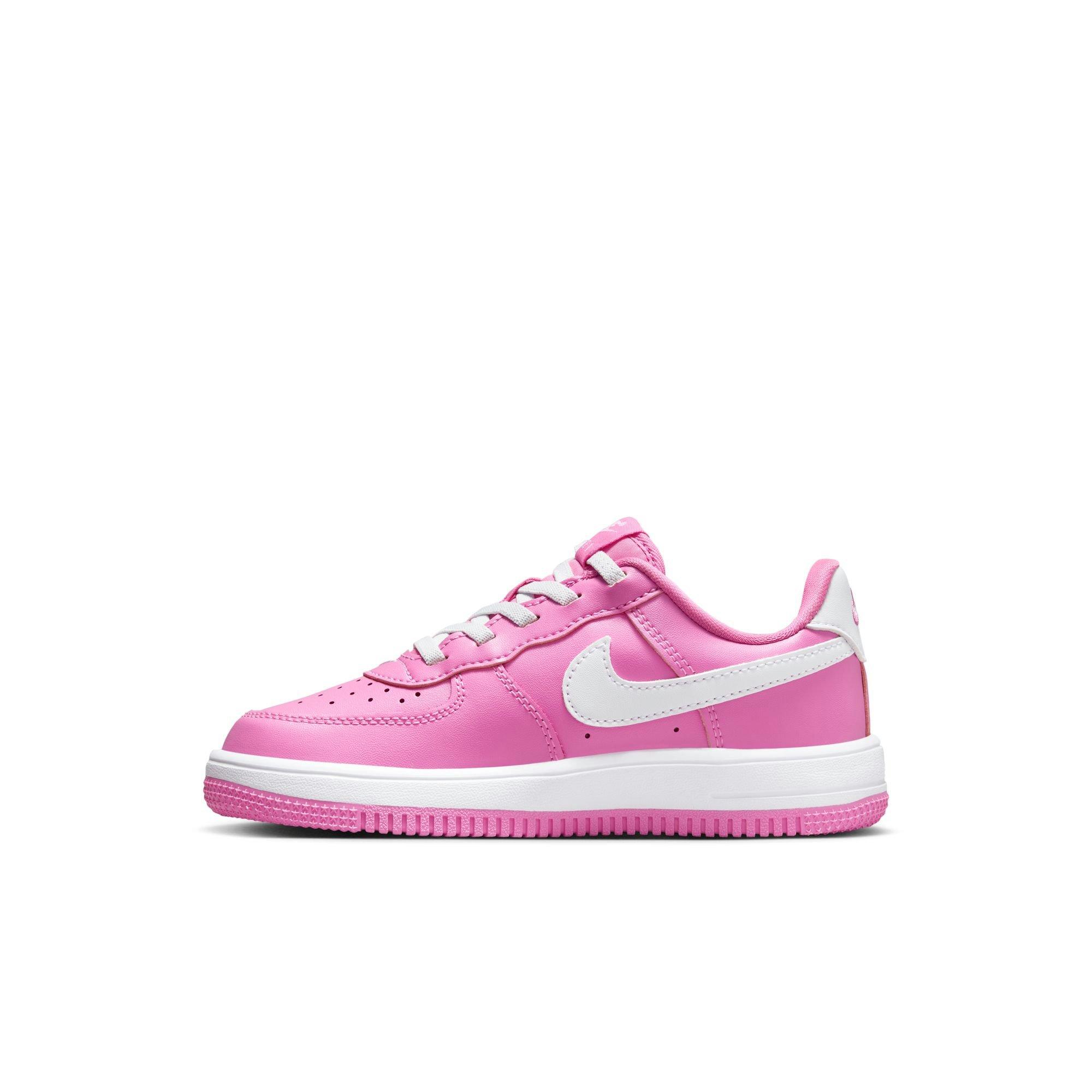 Nike Air Force 1 Low EasyOn Preschool Girls' Playful Pink/White Shoe