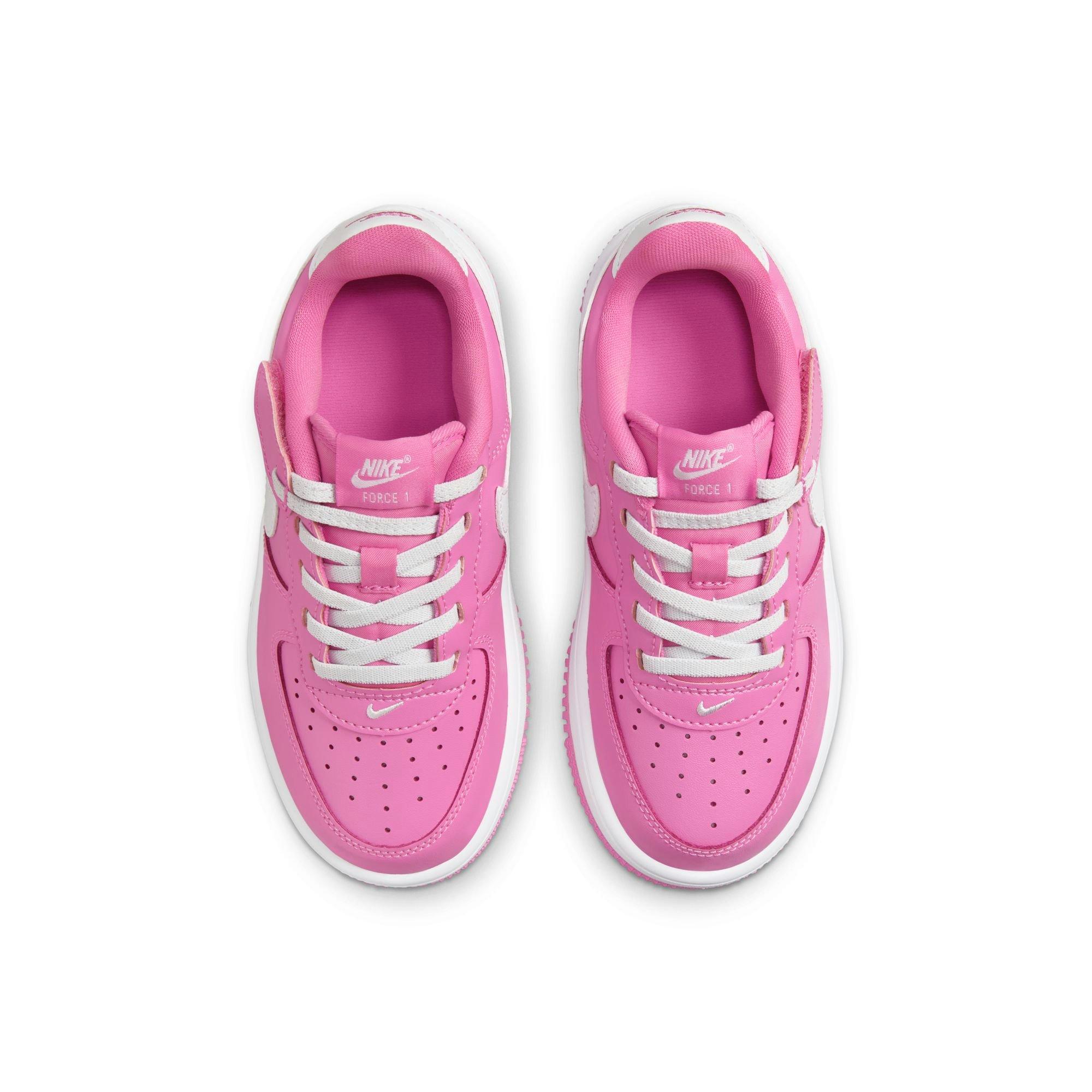 Nike Air Force 1 Low EasyOn Preschool Girls' Playful Pink/White Shoe