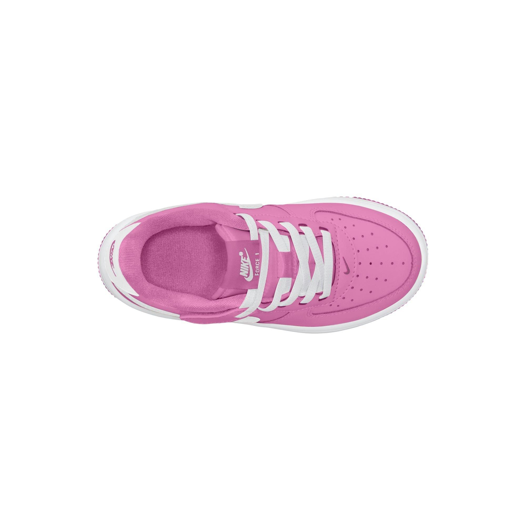 Nike Air Force 1 Low EasyOn Preschool Girls' Playful Pink/White Shoe