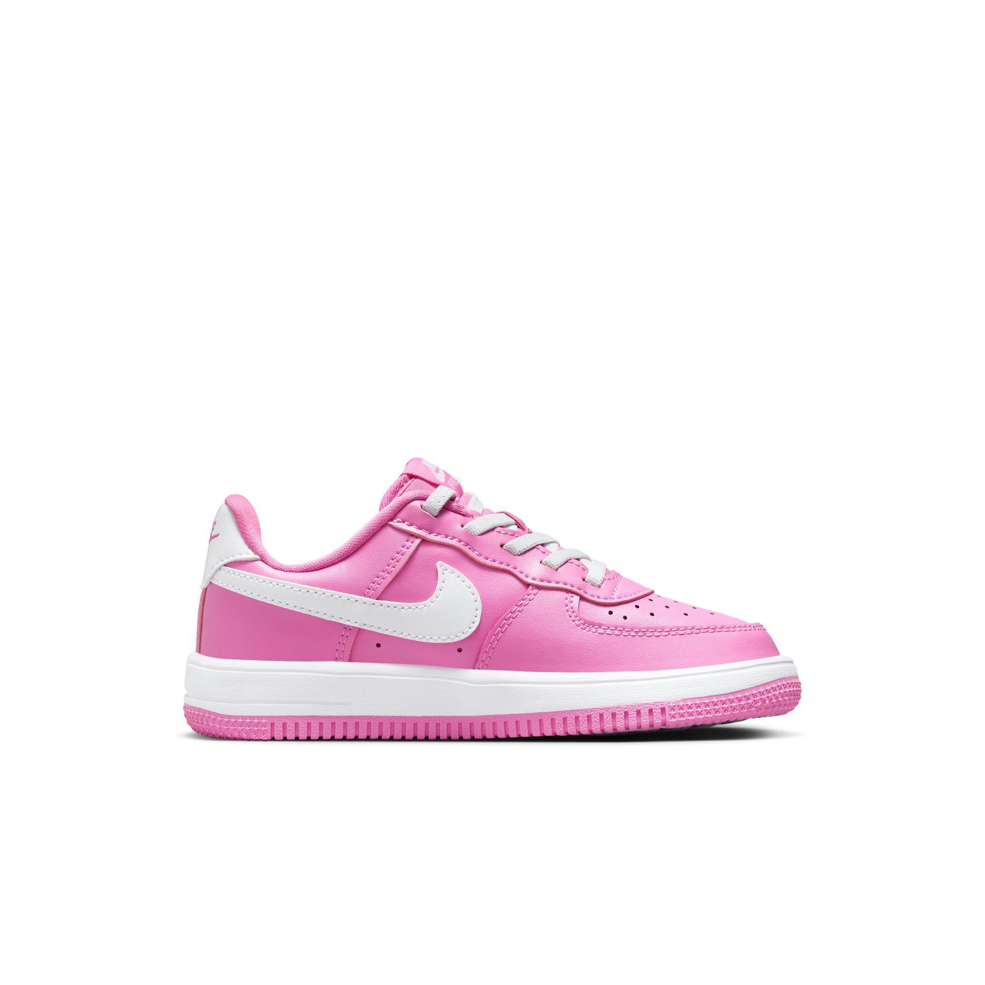 Nike Air Force 1 Low EasyOn Preschool Girls' Playful Pink/White Shoe